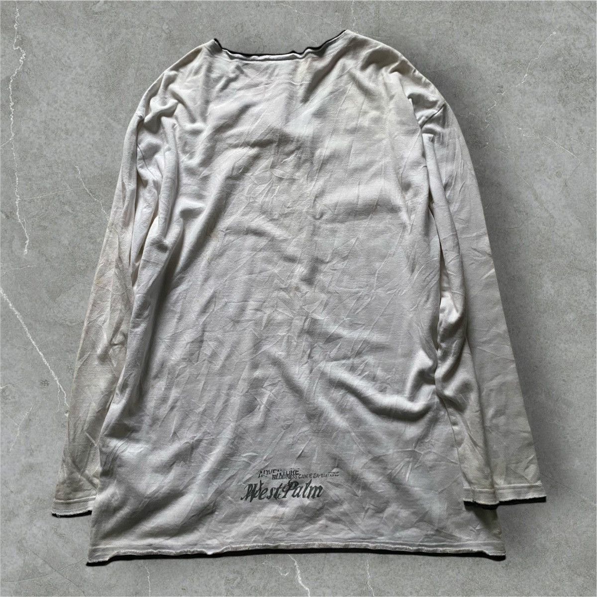 If Six Was Nine × Japanese Brand × Le Grande Bleu (L.G.B.) Vintage branchout poem oversized double layers tee Size US XL / EU 56 / 4 - 2 Thumbnail