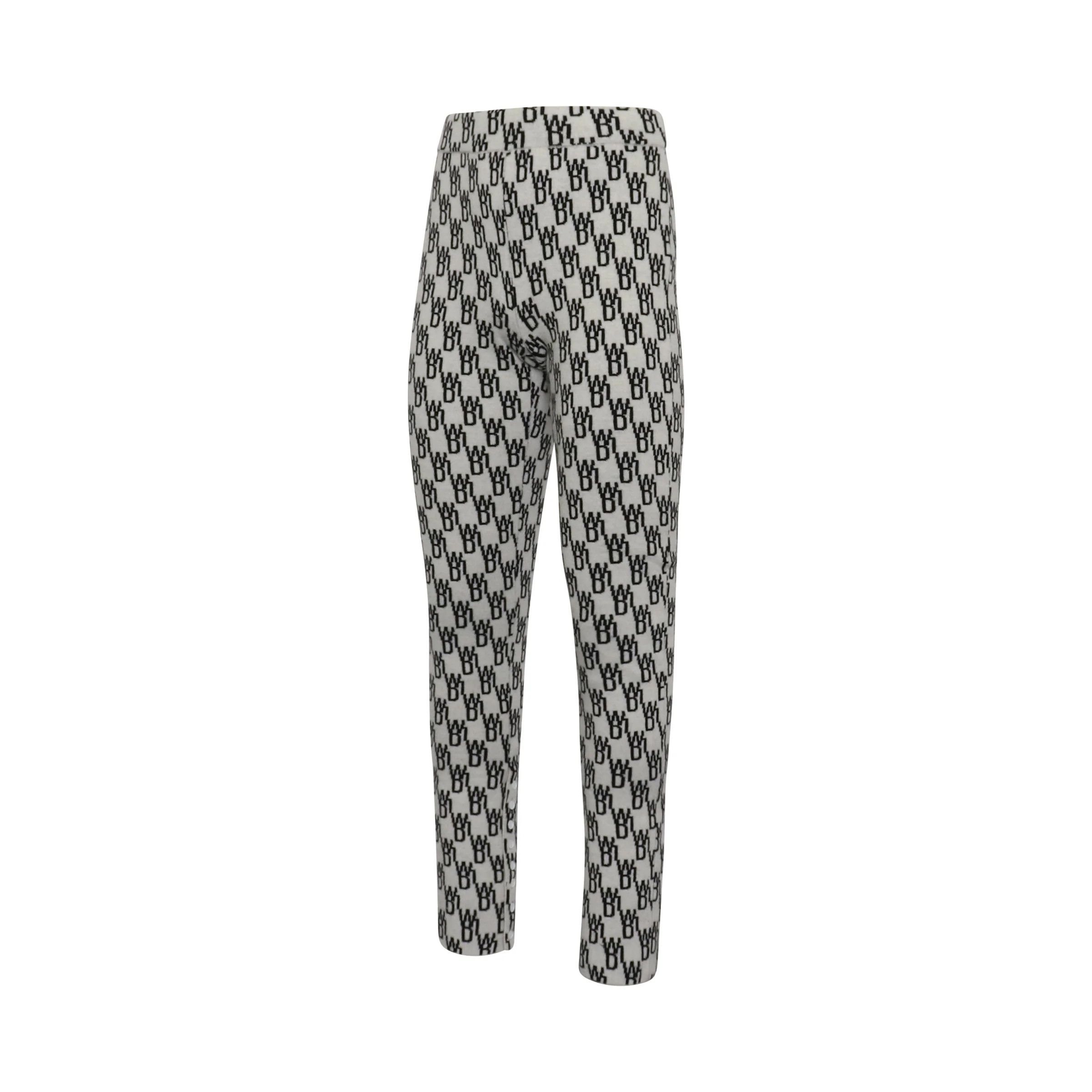WE11DONE o1mris0824 Jacquard Trouser in Ivory Size US 32 / EU 48 - 2 Thumbnail