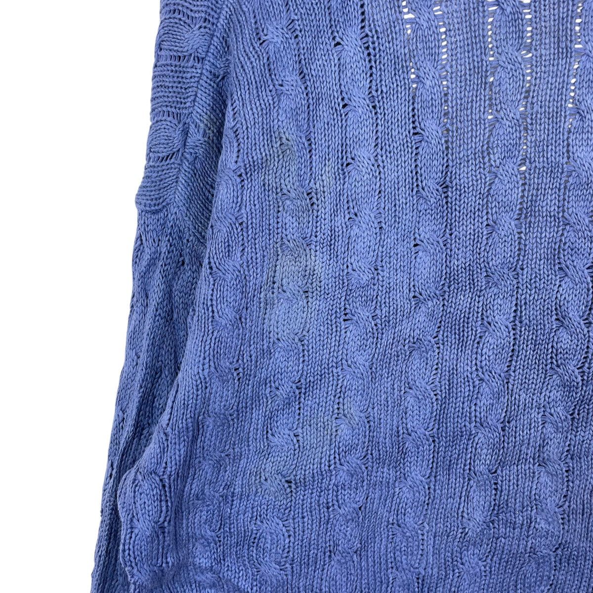 Benetton Vintage 90s Benetton Italy Knitwear Cardigan Sweater Size US XXL / EU 58 / 5 - 5 Thumbnail