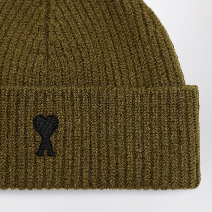 AMI o1d2blof0625 Size: OS / Wool Beanie / Hat in Brown Size ONE SIZE - 3 Thumbnail