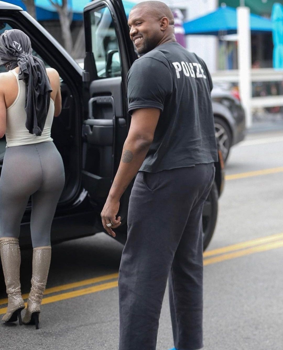 Gildan Polizei Big Logo Tee Shirt Vetements Style Kanye West Size US XXL / EU 58 / 5 - 4 Thumbnail