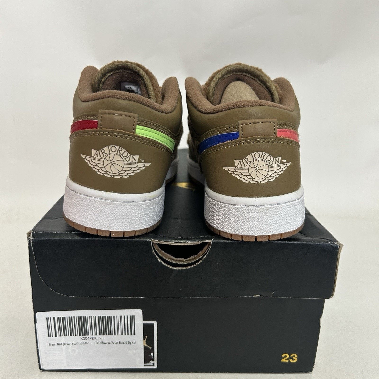 Nike Nike Air Jordan 1 Low Utility GS “Teddy Bear” 2021 Size US 6 / EU 39 - 4 Thumbnail