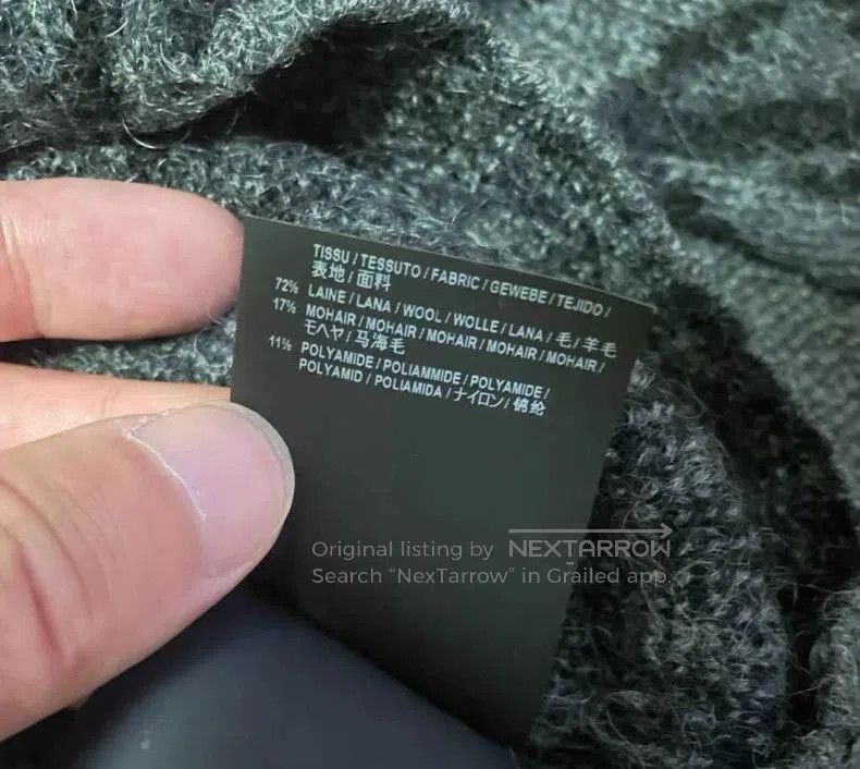 Saint Laurent Paris Saint Laurent Wool Mohair Blend Sweater. Size US XS / EU 42 / 0 - 6 Thumbnail