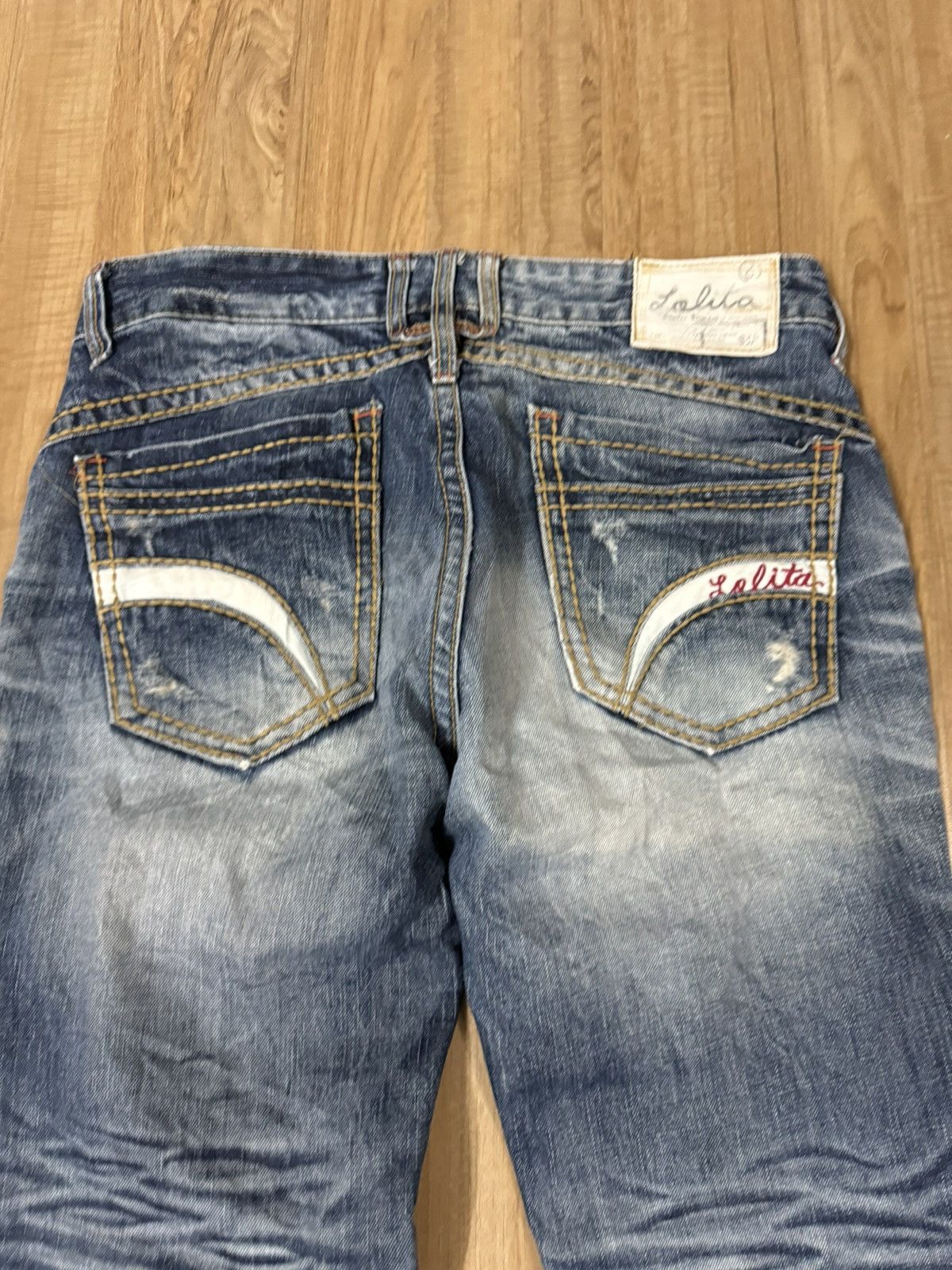 Japanese Brand LOLITA FLARE JEANS Size US 35 - 5 Thumbnail