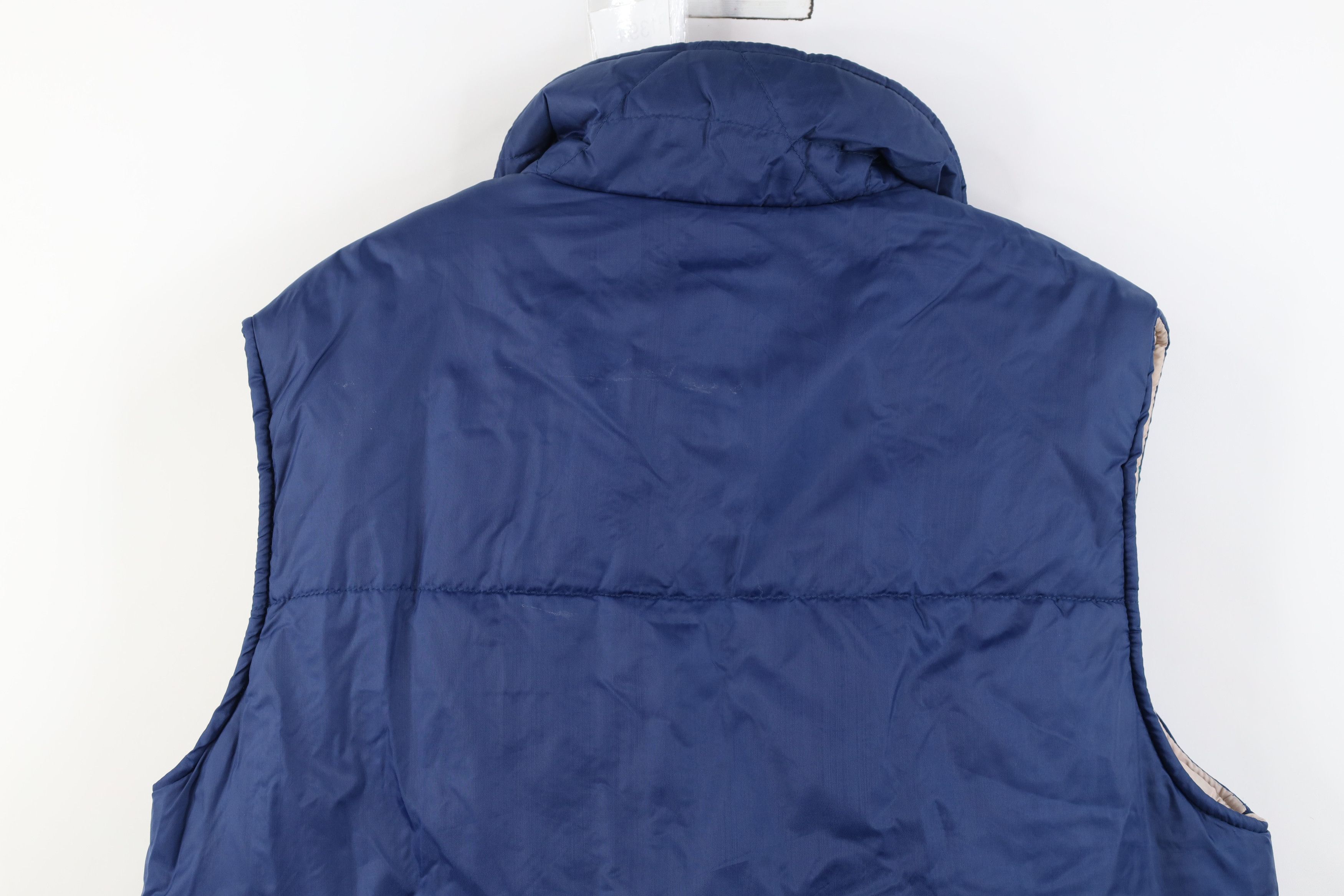 Vintage Vintage 70s Streetwear Full Zip Puffer Vest Jacket Blue Size US XL / EU 56 / 4 - 13 Thumbnail