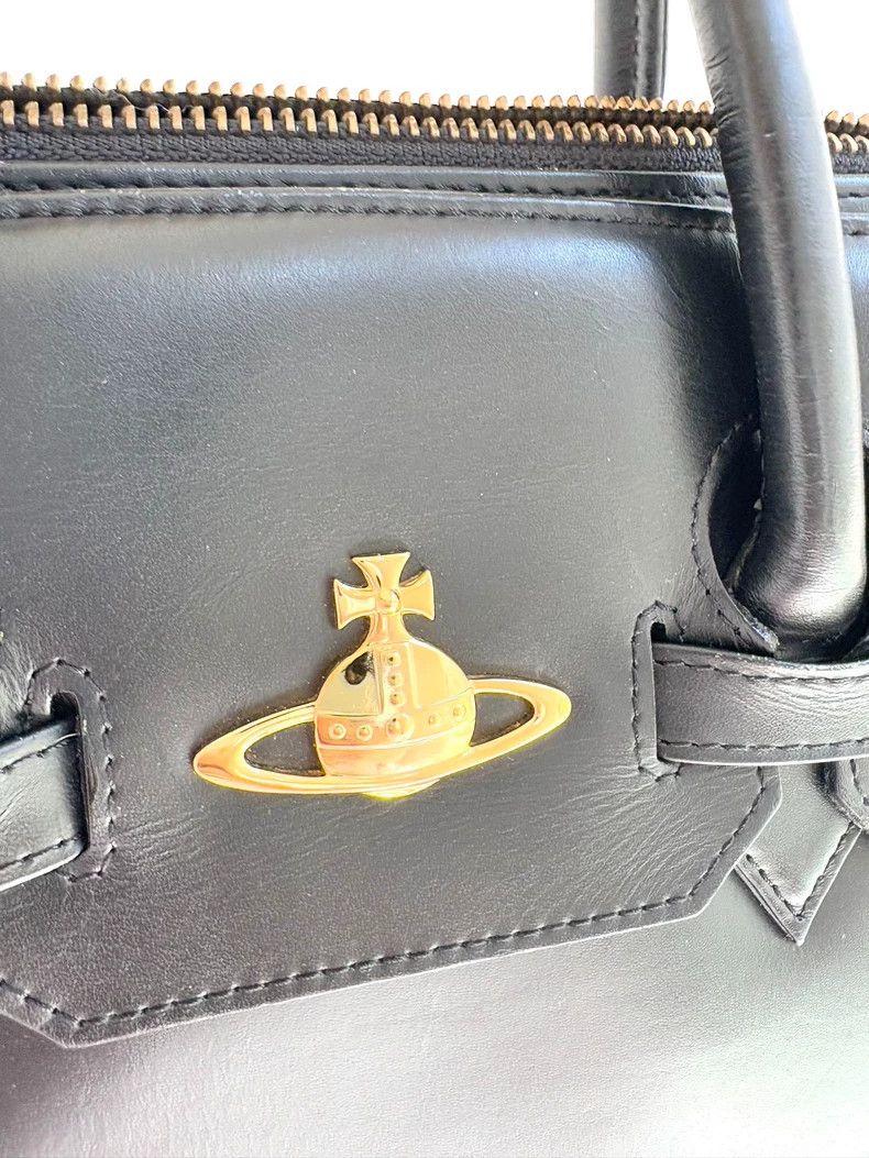Vivienne Westwood Vivienne Westwood size os Black Kelly Saturn briefcase hand Size ONE SIZE - 6 Thumbnail