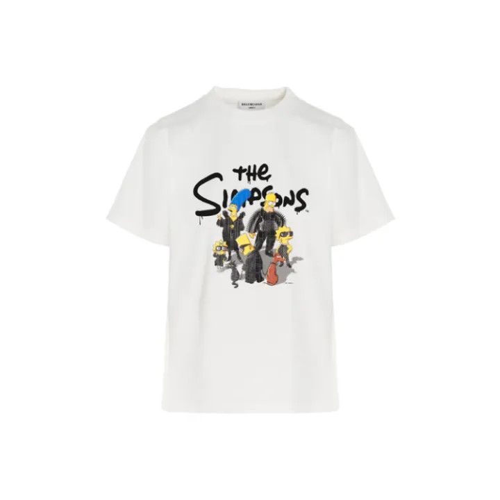 Balenciaga Balenciaga x The Simpsons Graphic Tee 0079 Size M / US 6-8 / IT 42-44 - 1 Thumbnail