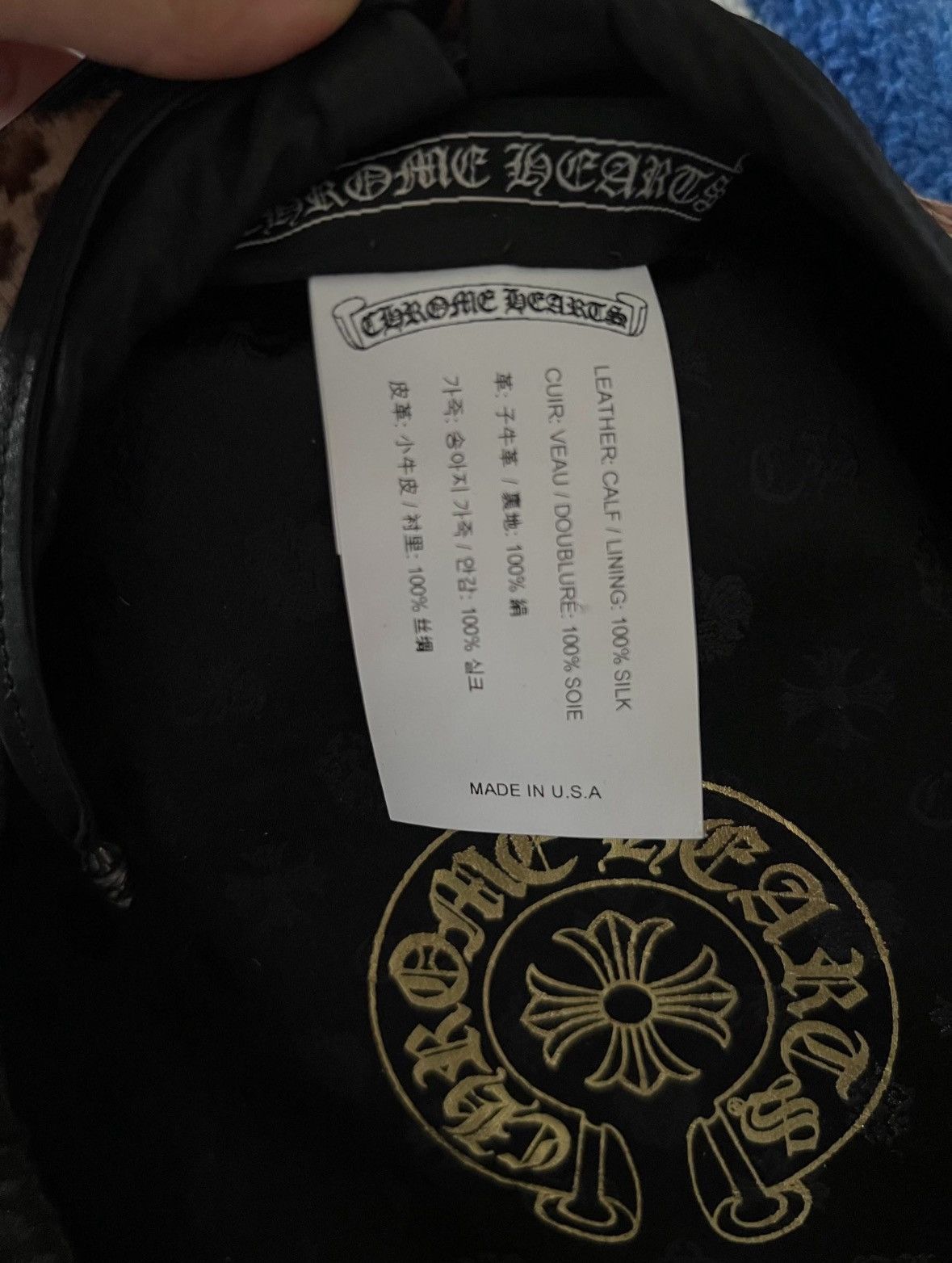 Chrome Hearts Chrome hearts leopard print beret Size ONE SIZE - 5 Thumbnail