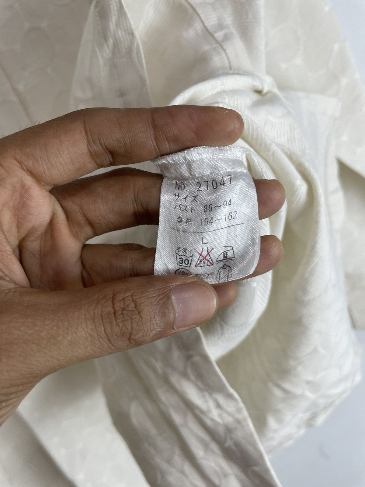 Yohji Yamamoto Undefined Japan Honeycomb Pattern shirt , Issey style Size M / US 6-8 / IT 42-44 - 8 Thumbnail