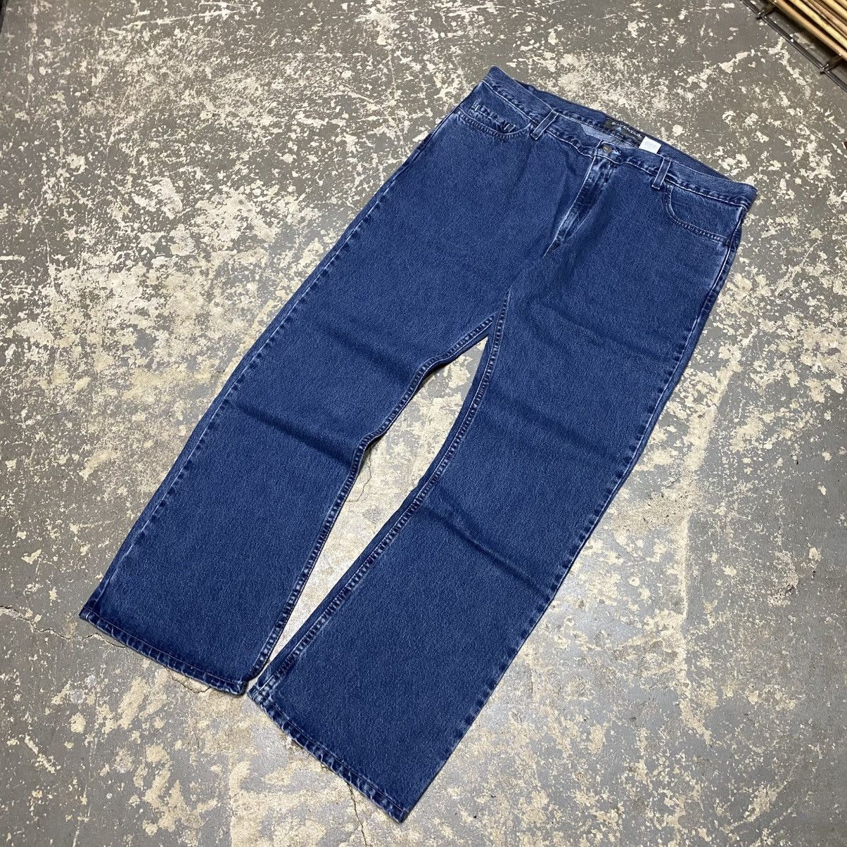 Levi's × Vintage Vintage Levi’s SilverTab Navy Baggy Boot Cut Fit Pants USA Size US 39 - 5 Thumbnail