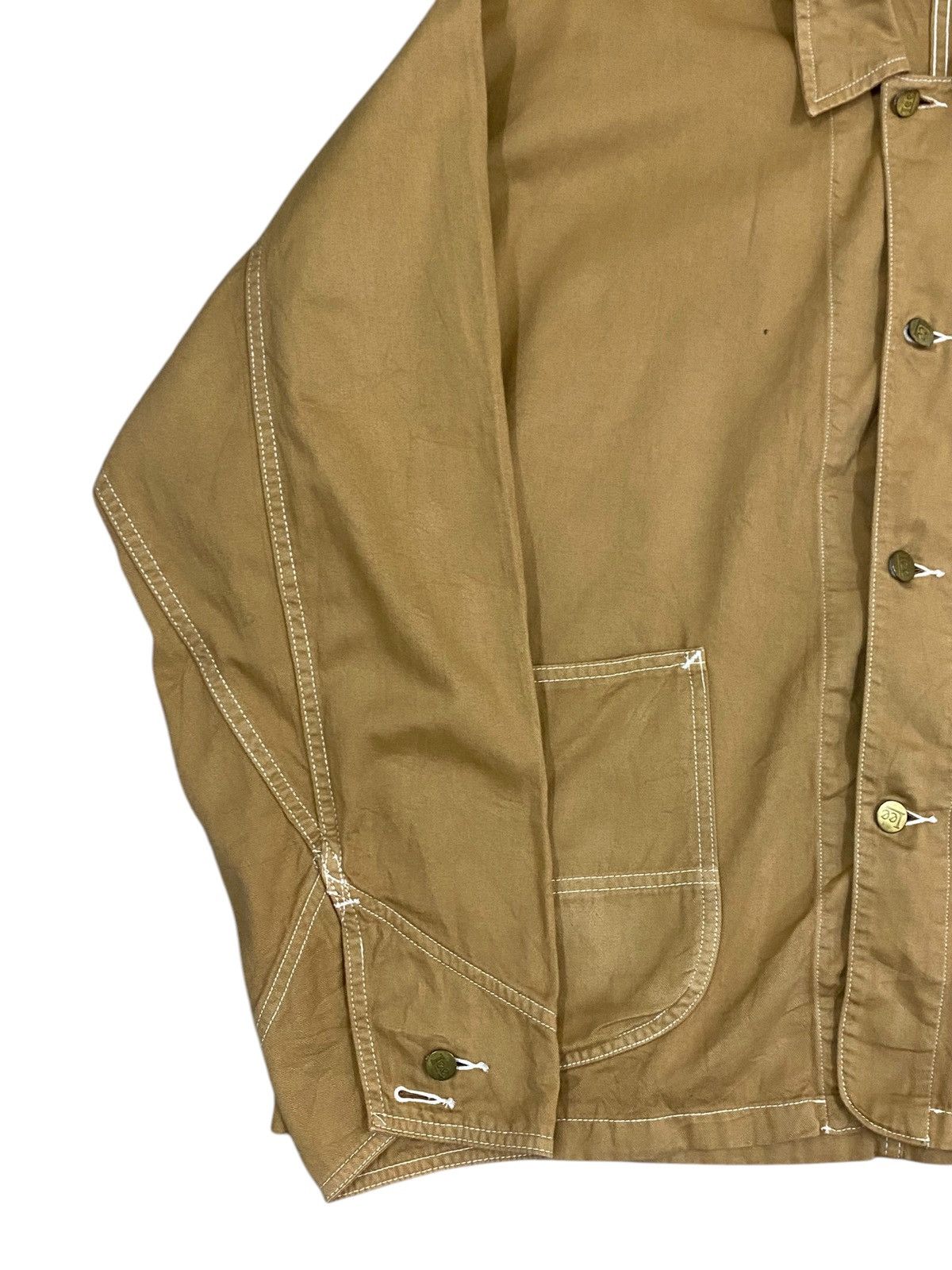 Lee Vintage Lee Sanforized Chore Jacket - Brown Workwear Shirt Size US L / EU 52-54 / 3 - 4 Thumbnail
