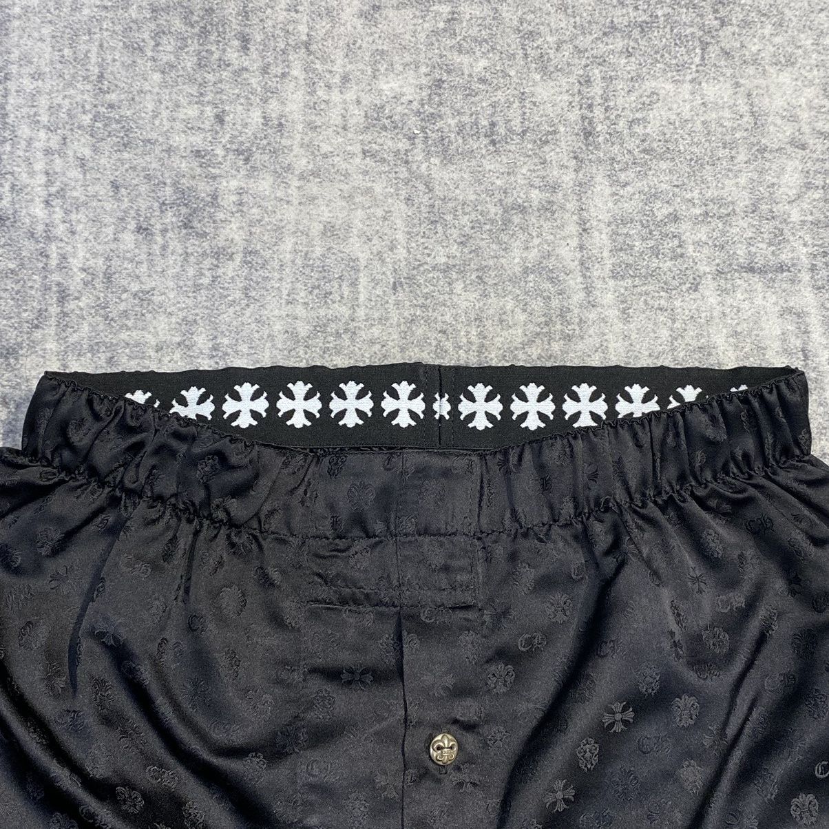 Chrome Hearts Chrome Hearts Multilogo Silk boxer short black Size US 28 / EU 44 - 3 Thumbnail