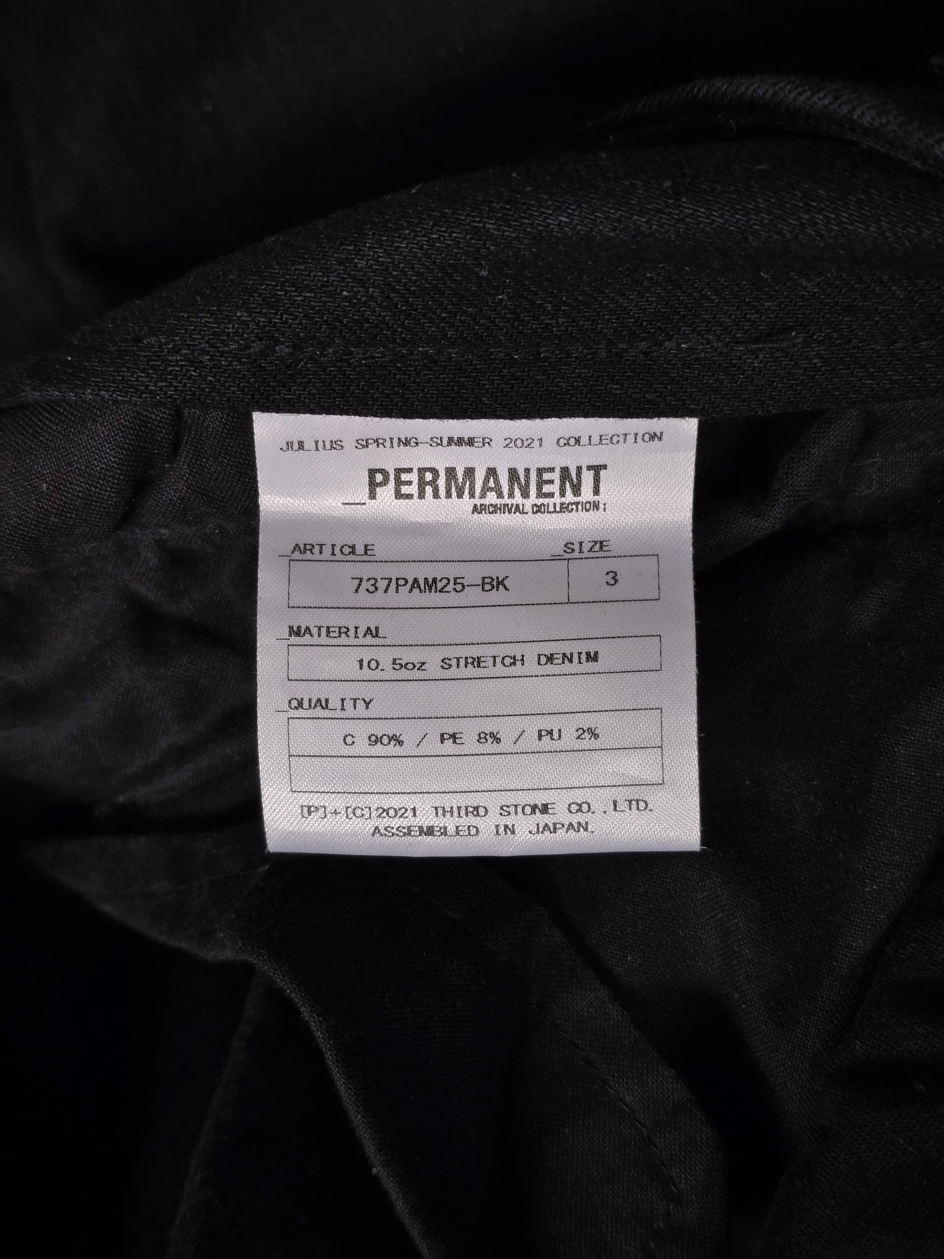 Julius Julius_7 SS21 "_PERMANENT" Gas-Mask Cargo Slim Fit Denim Size US 26 / EU 42 - 7 Thumbnail
