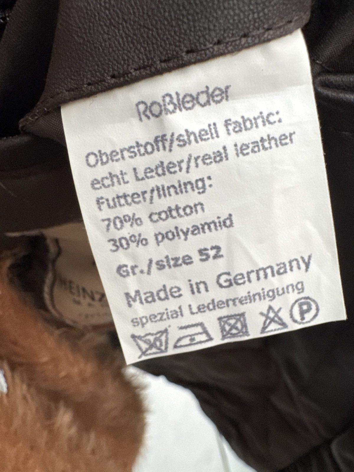 Other Heinz Bauer Leather jacket Size US L / EU 52-54 / 3 - 11 Thumbnail