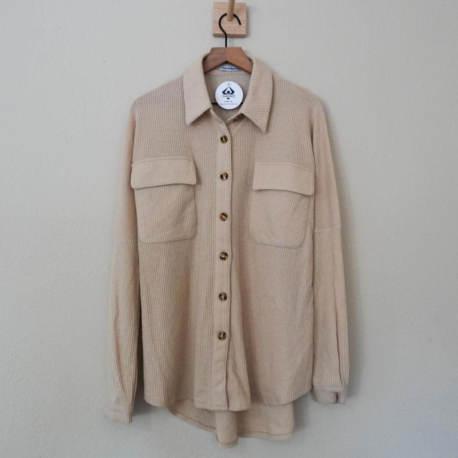 The North Face Theo Spence Shirt Women's XS Cream Button Down Front Pocket Size XS / US 0-2 / IT 36-38 - 1 Thumbnail