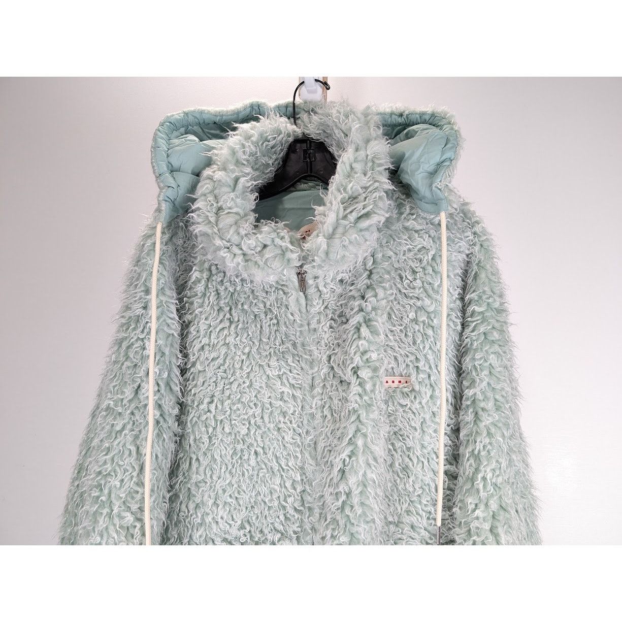 Marni o1rshd1 Long Pile Shaggy Faux Fur in Linden Size US L / EU 52-54 / 3 - 5 Thumbnail