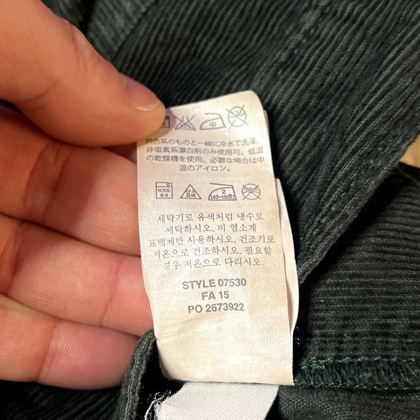 J.Crew J.Crew Men's 770 Corduroy Pants 36x32 Green Cotton Vintage Size US 36 / EU 52 - 8 Thumbnail