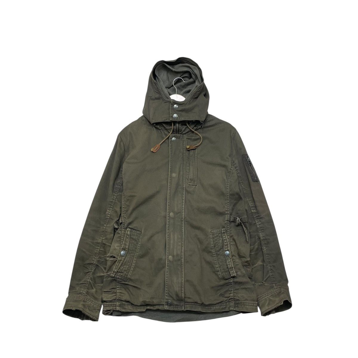 Le Grande Bleu (L.G.B.) 🔥Vintage Distressed In the Attic Hooded Detachable Lining Size US M / EU 48-50 / 2 - 1 Thumbnail