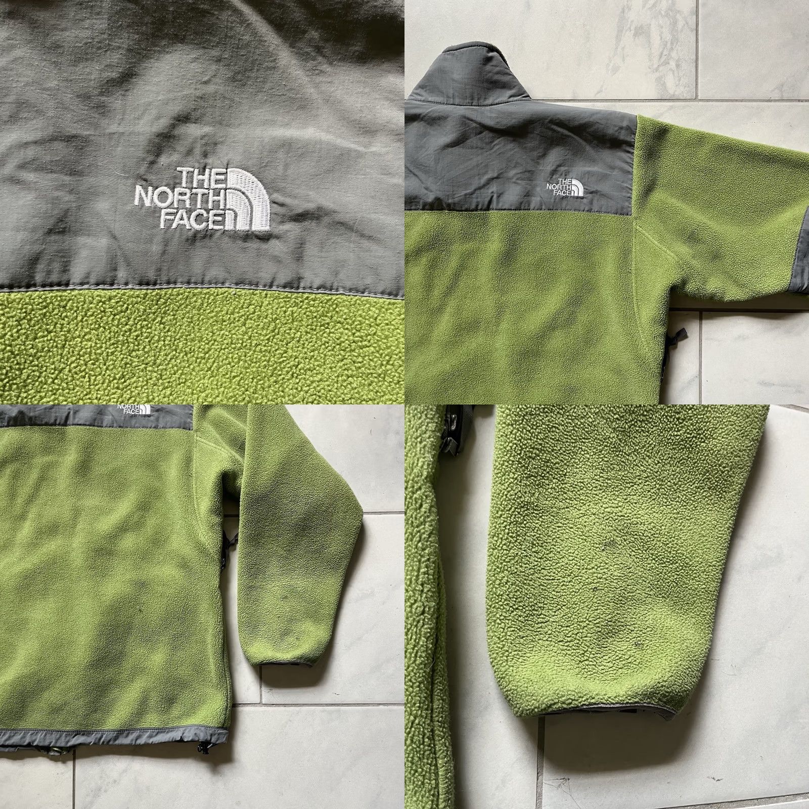 The North Face North Face Polartec Jacket Large Green Womens Fleece Full Zip Embroidered Logo Knit Pullover Size L / US 10 / IT 46 - 10 Thumbnail