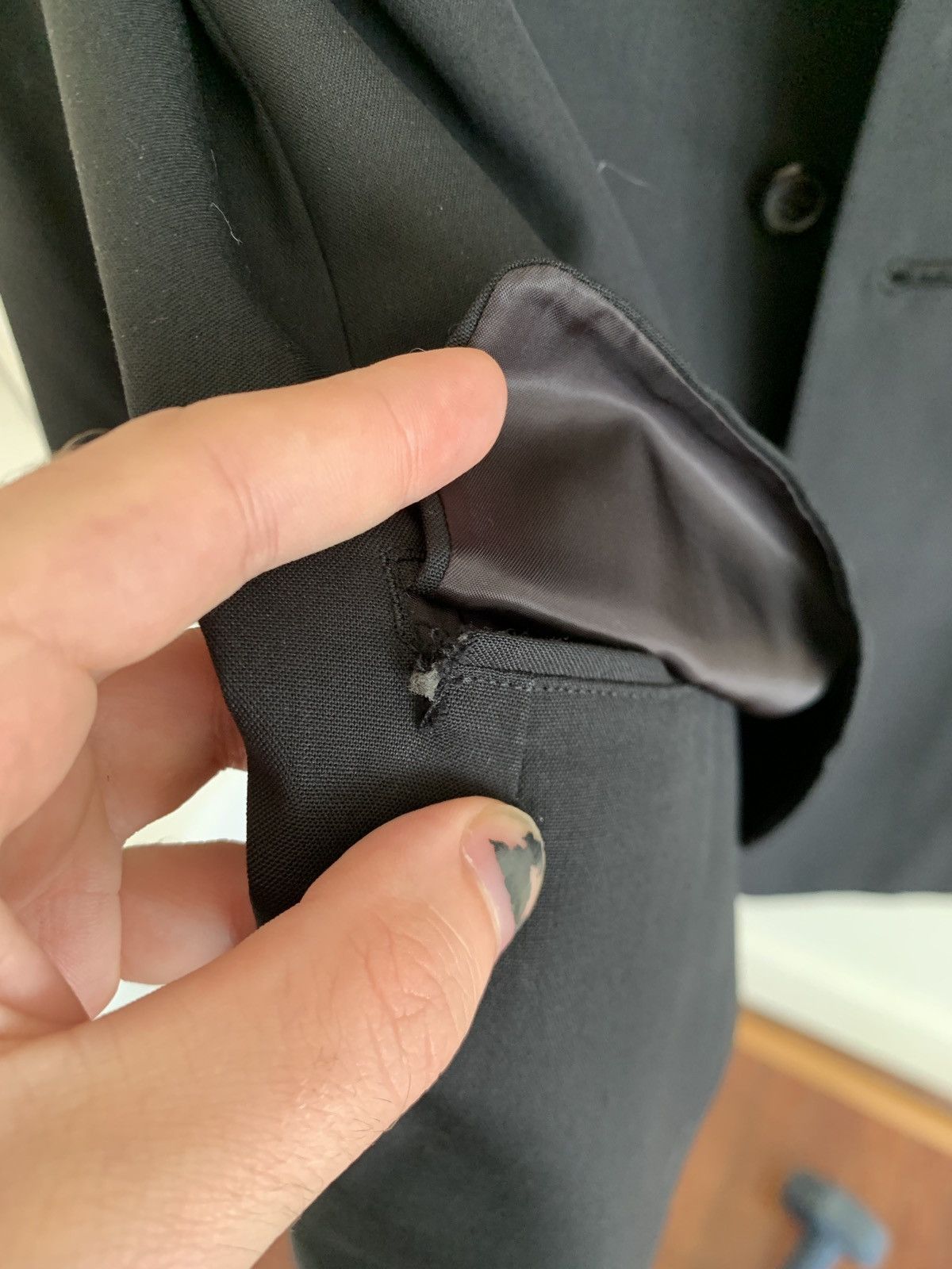 Y's for Men × Yohji Yamamoto Vintage Yohji Yamamoto Y’s For Men Black Suit Size 40R - 5 Thumbnail