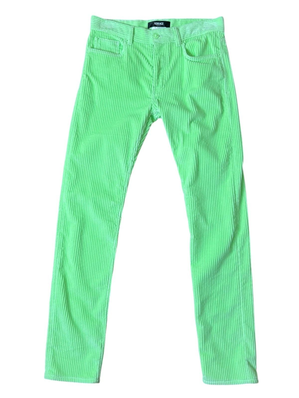 Versace Versace Green Corduroy Jacket & Pants Set Size 38R - 11 Thumbnail