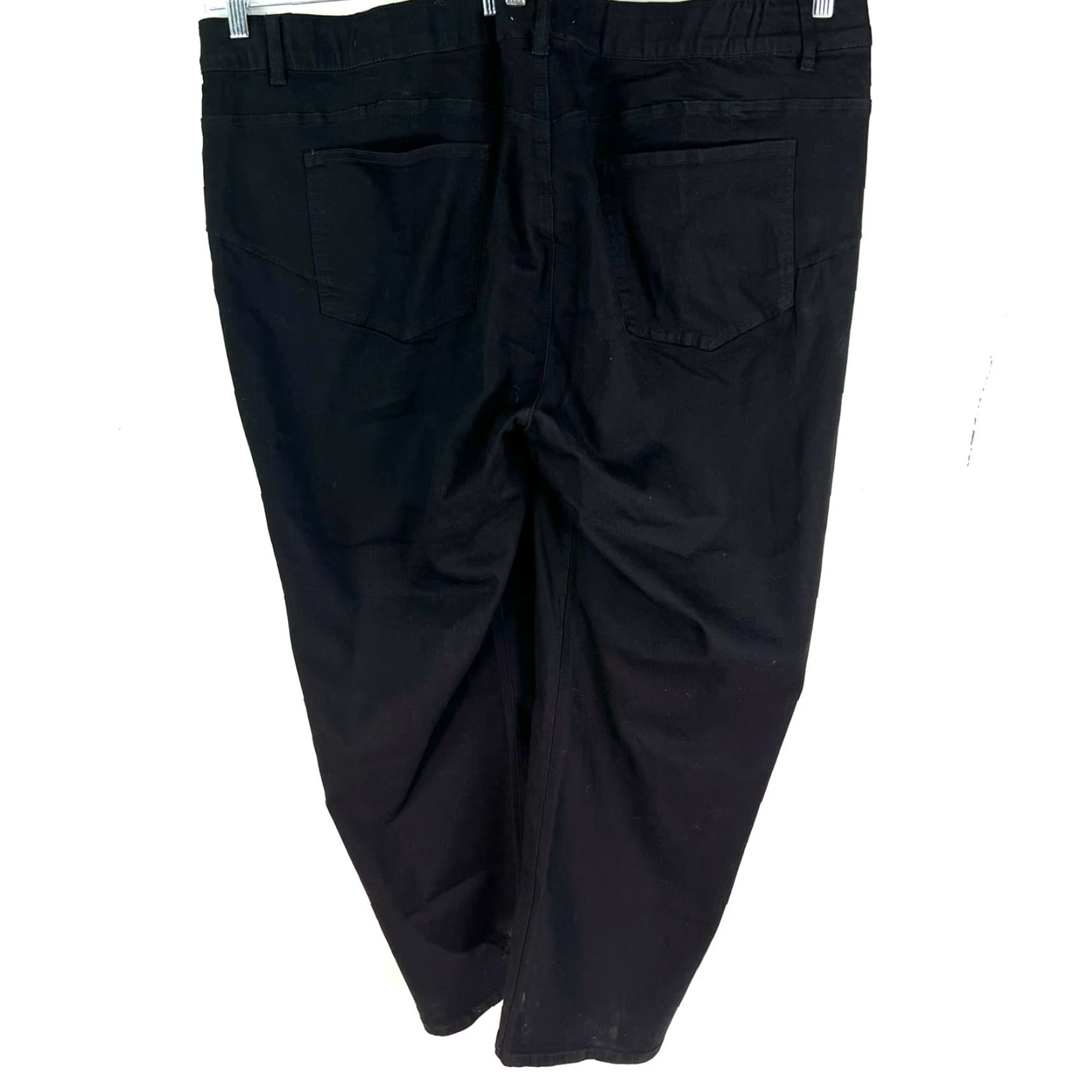Vintage VINTAGE NO, Aveology Skinny Straight Jeans - Jeans - Adults - Size 32 - Black - Plus - 52x30 - Stretch - High Rise - Women Size 24" / US 00 / IT 34 - 5 Thumbnail