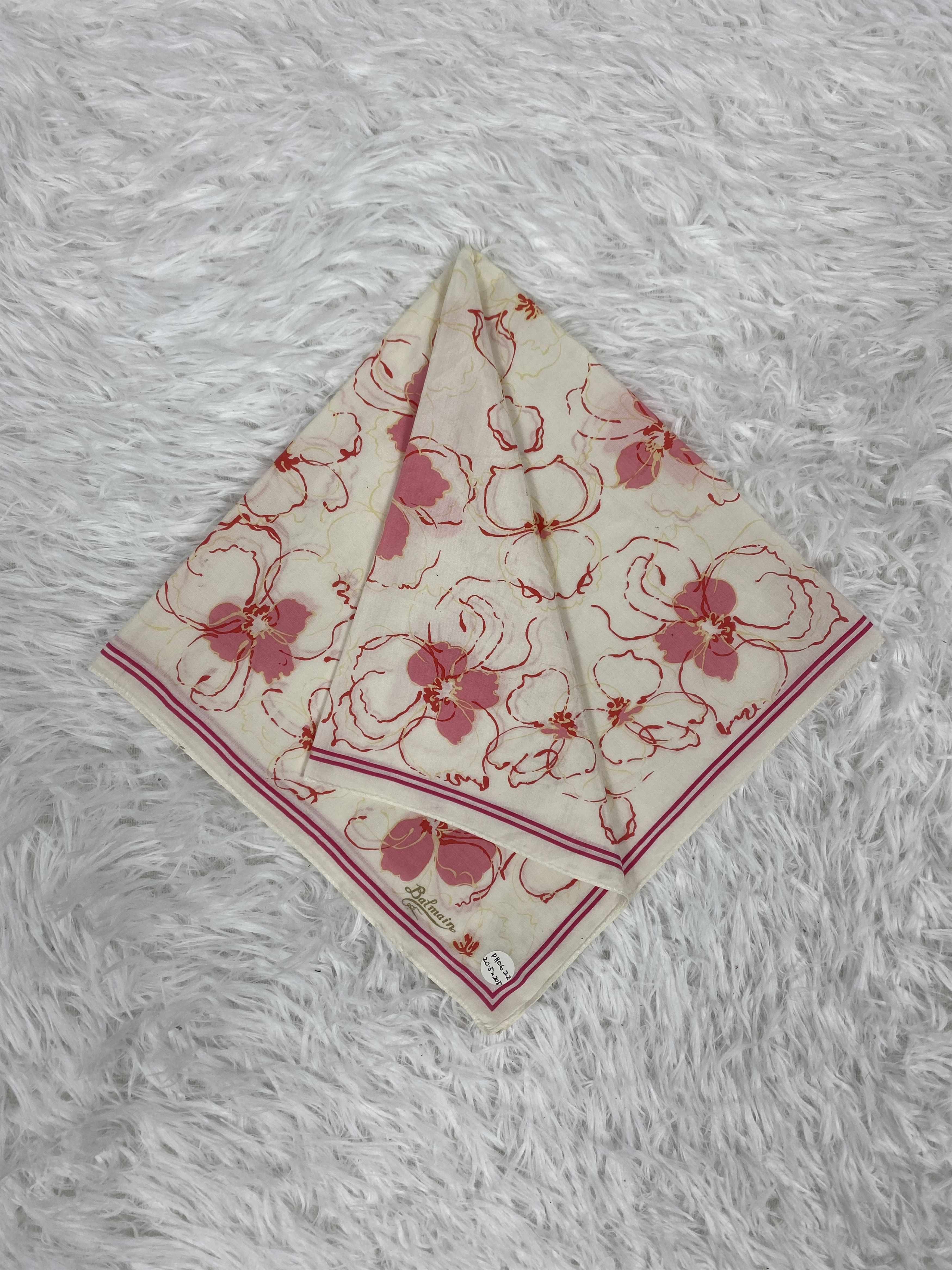 Balmain × Vintage Vintage Balmain Handkerchief Neckerchief Ph0622 Size ONE SIZE - 1 Thumbnail