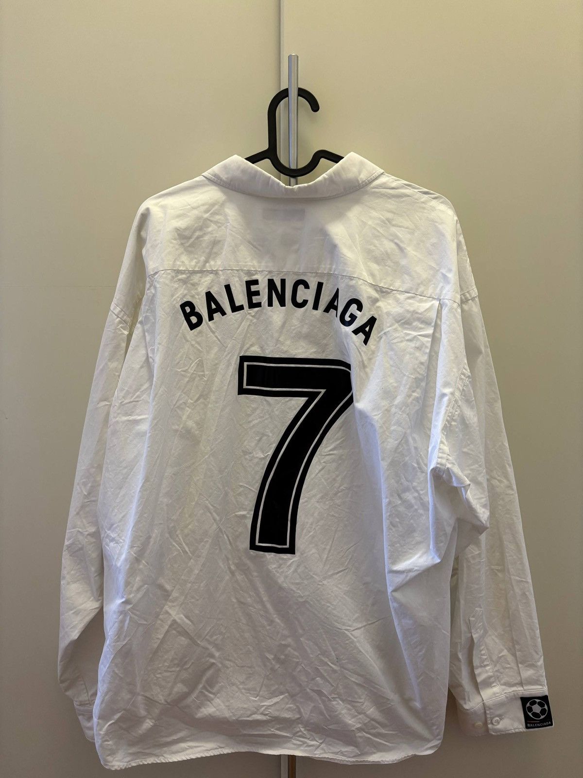 Balenciaga Balenciaga soccer button up shirt Size US L / EU 52-54 / 3 - 2 Thumbnail