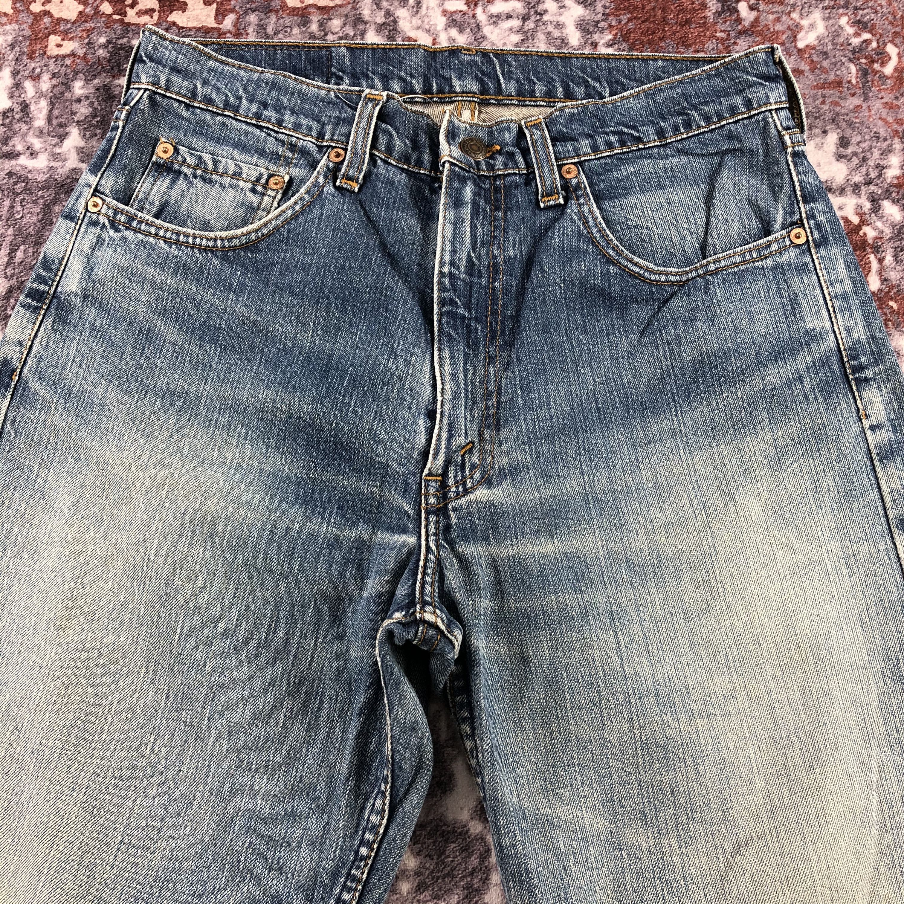 Levi's × Vintage 90s Vintage Blue Wash Levis 512 Jeans-JM2798 Size US 31 - 3 Thumbnail