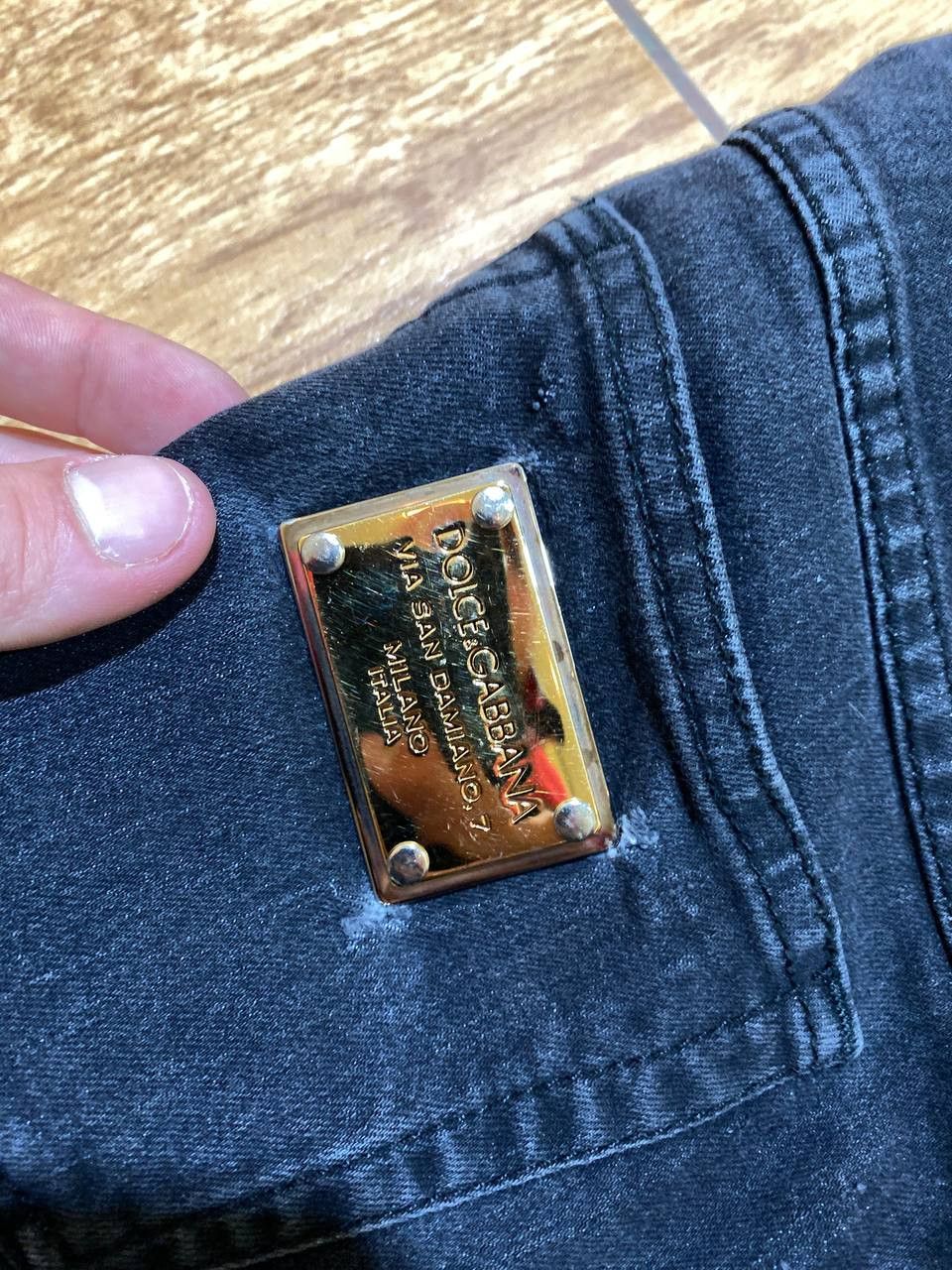 Dolce & Gabbana Dolce & Gabbana Jeans Vintage Y2K Denim Button Pocket Size 38" / US 16 / IT 52 - 5 Thumbnail