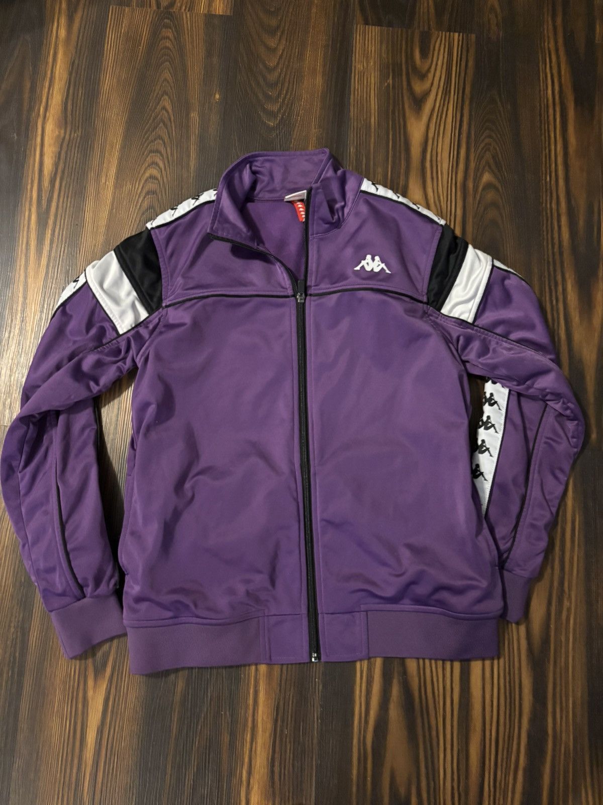 Kappa windbreaker purple on sale