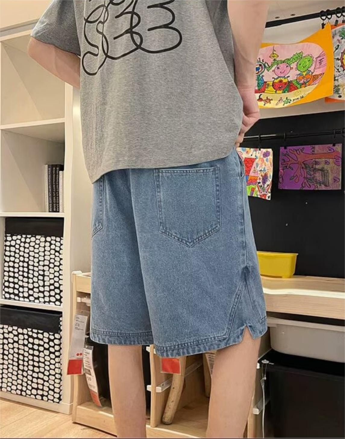 Japanese Brand × Jean Loose casual denim shorts Size US 30 / EU 46 - 4 Thumbnail