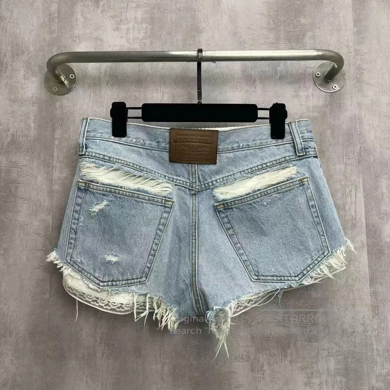 Alexander Wang Alexander Wang Distressed Denim Shorts. Size 27" / US 4 / IT 40 - 2 Thumbnail