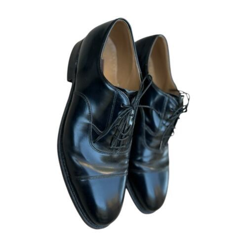 Johnston & Murphy Exquisite Johnston & Murphy Crown Black Leather Oxford Sz 8. Size US 8.5 / EU 41-42 - 1 Thumbnail