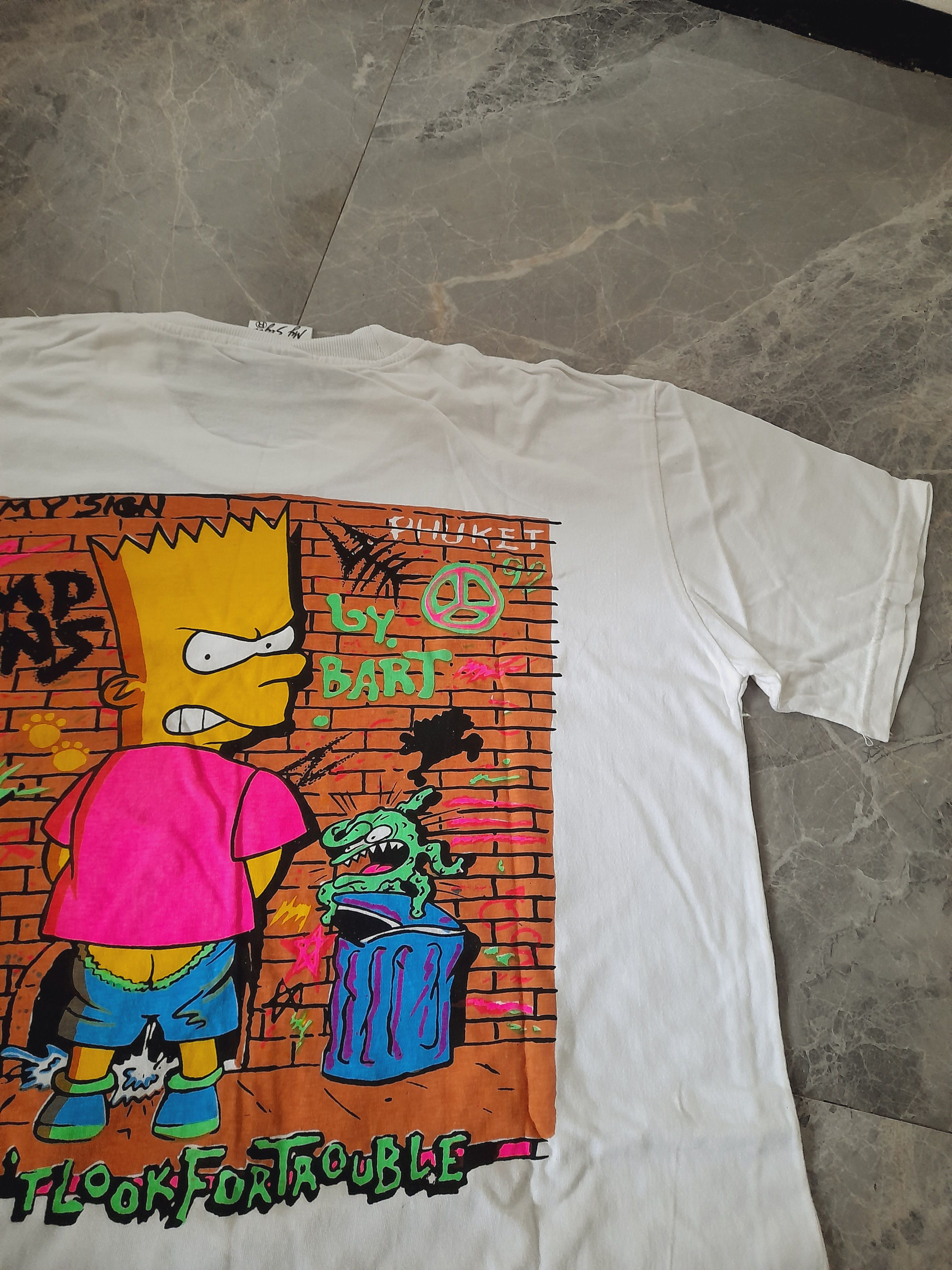 Cartoon Network Shirt bart simpsons 💥great item💥 Size US M / EU 48-50 / 2 - 6 Thumbnail