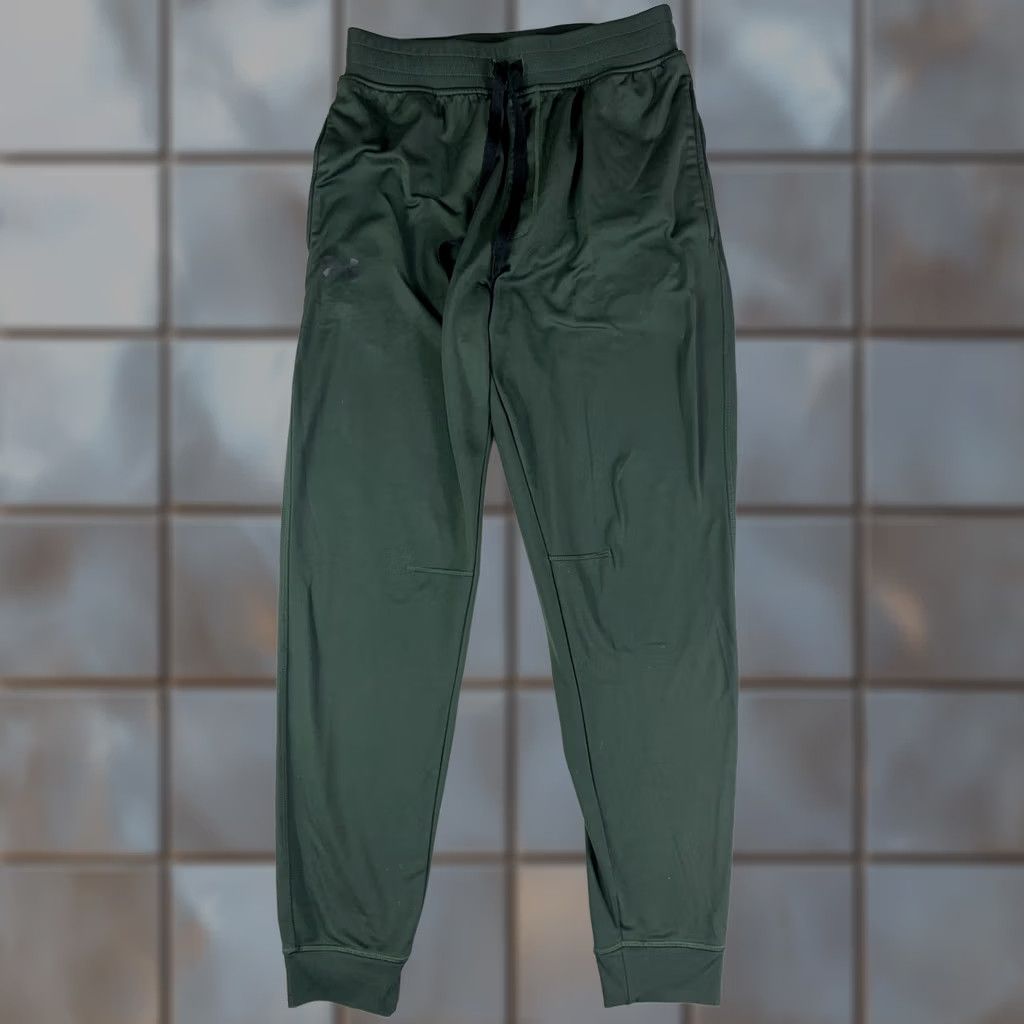 Under Armour VINTAGE? Under Armour Pants Mens M Green Sportstyle Jogger Tapered ColdGear Loose 1272412 Size US 31 - 1 Thumbnail