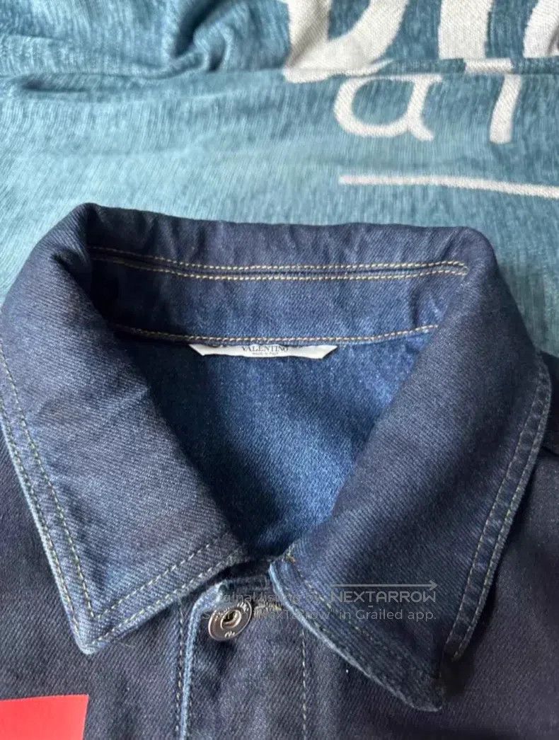 Valentino Valentino Big logo denim jacket jacket Size US S / EU 44-46 / 1 - 4 Thumbnail