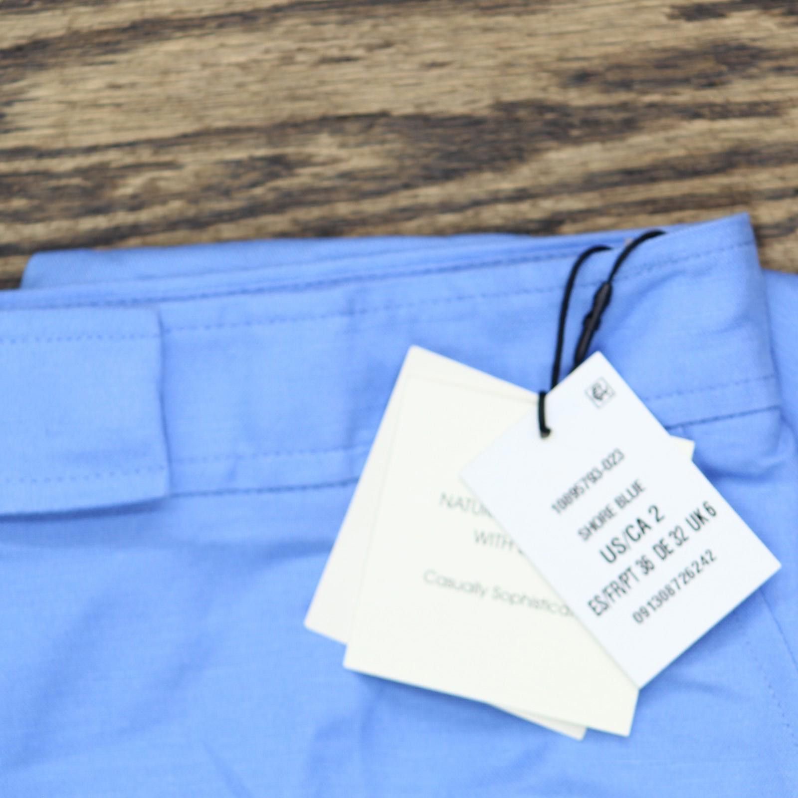 Other Anne Klein Rise Wide-leg Pants 10895793 Adriatic Blue 2 Size 26" / US 2 / IT 38 - 3 Thumbnail