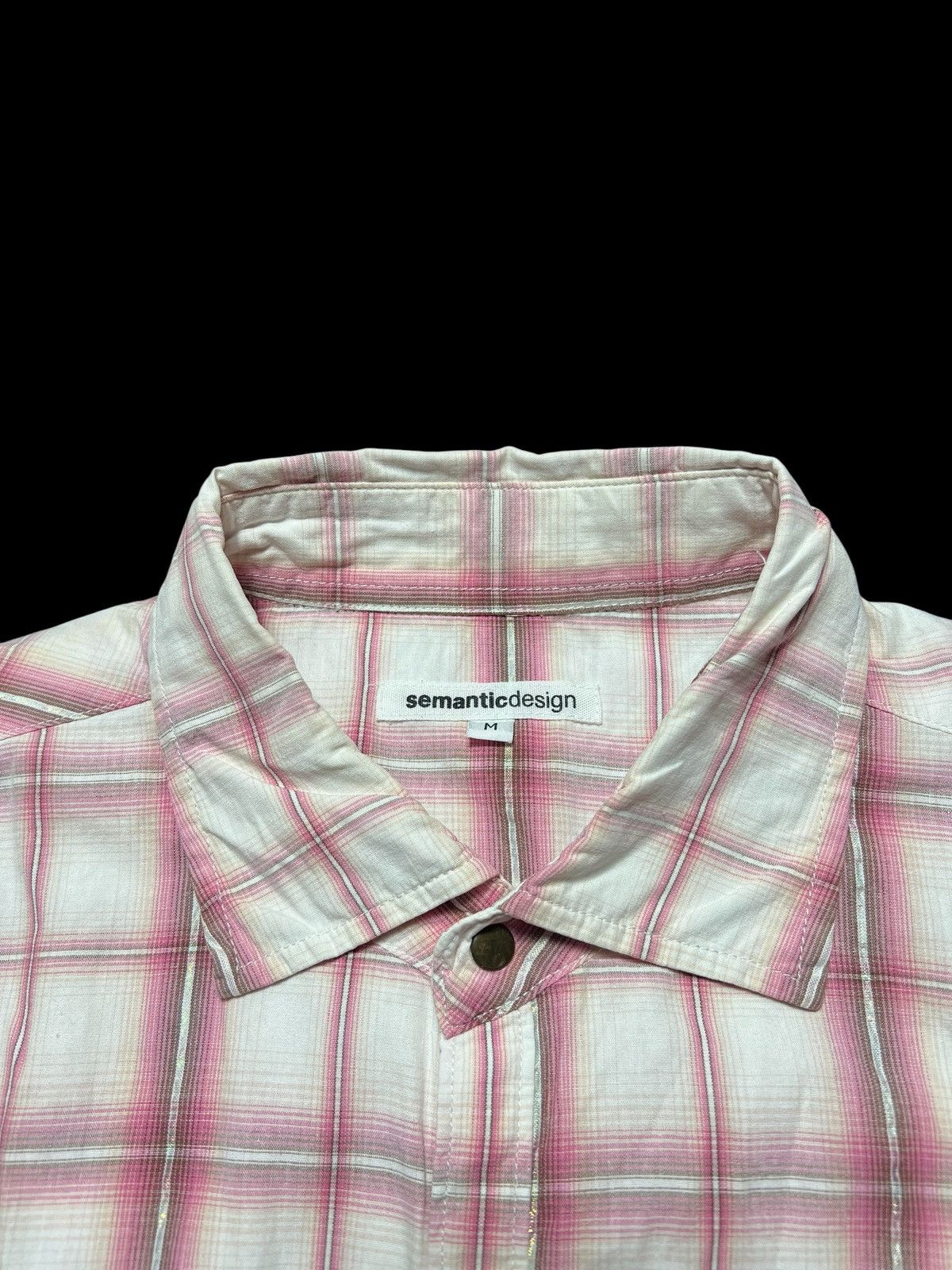 Japanese Brand Semantic Design Double Pocket Smile Shirt Size US M / EU 48-50 / 2 - 9 Thumbnail