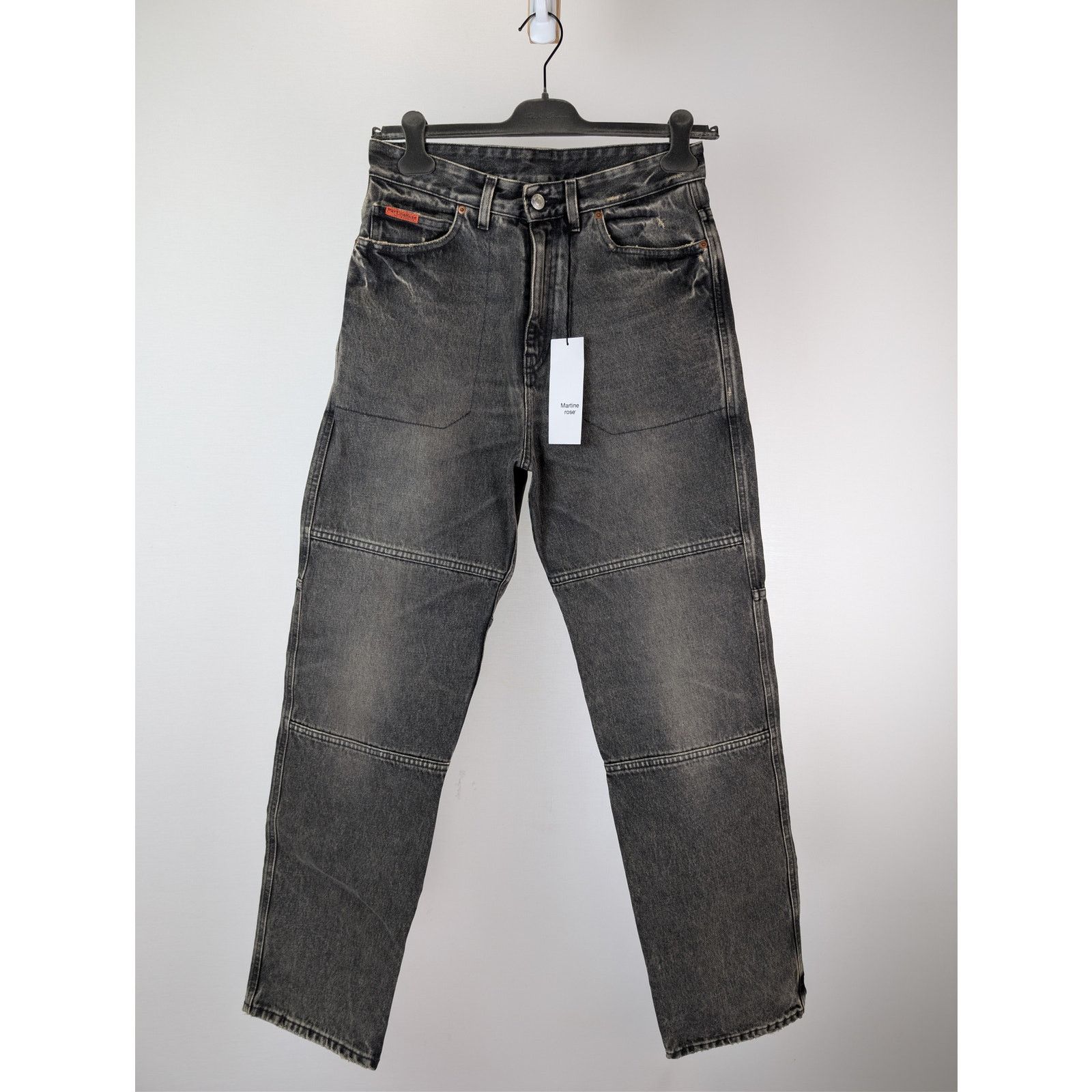 Martine Rose o1rshd1 Panelled Jean in Black Vintage Wash Size US 30 / EU 46 - 9 Thumbnail