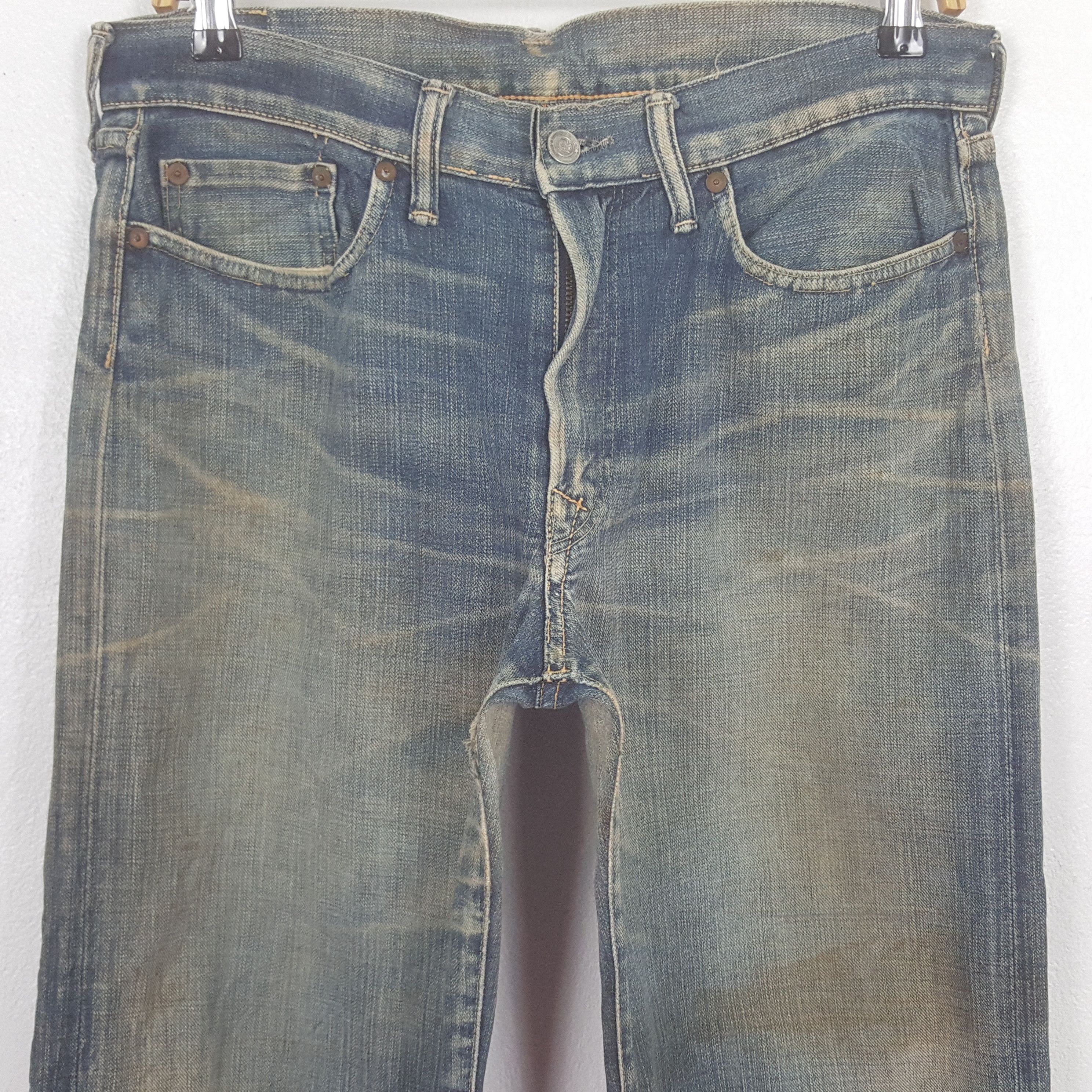 45rpm Vintage 45rpm Japanese Brand Grunge Denim Jeans C318N20 Size US 32 / EU 48 - 2 Thumbnail
