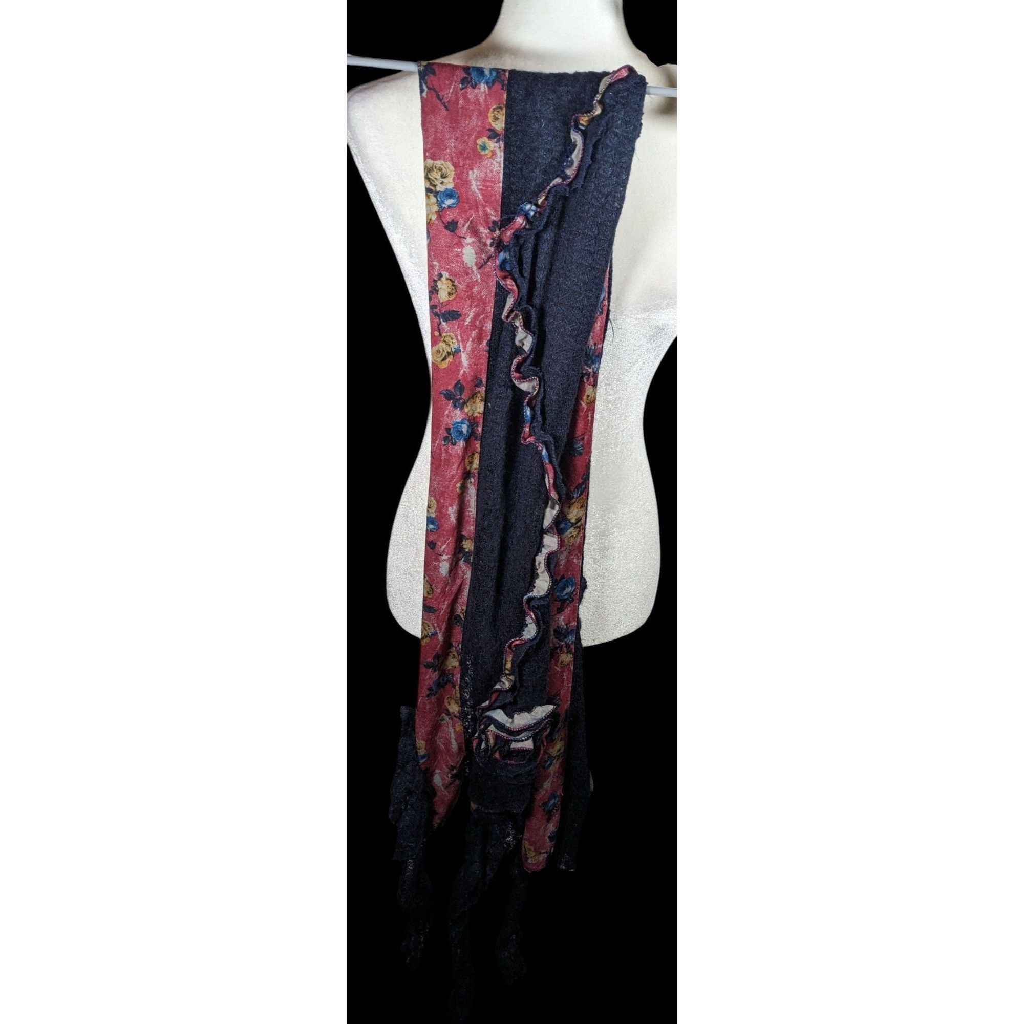 Other Vintage Witchy Floral Bohemian Fairycore Asymmetrical Pink A Size ONE SIZE - 1 Thumbnail