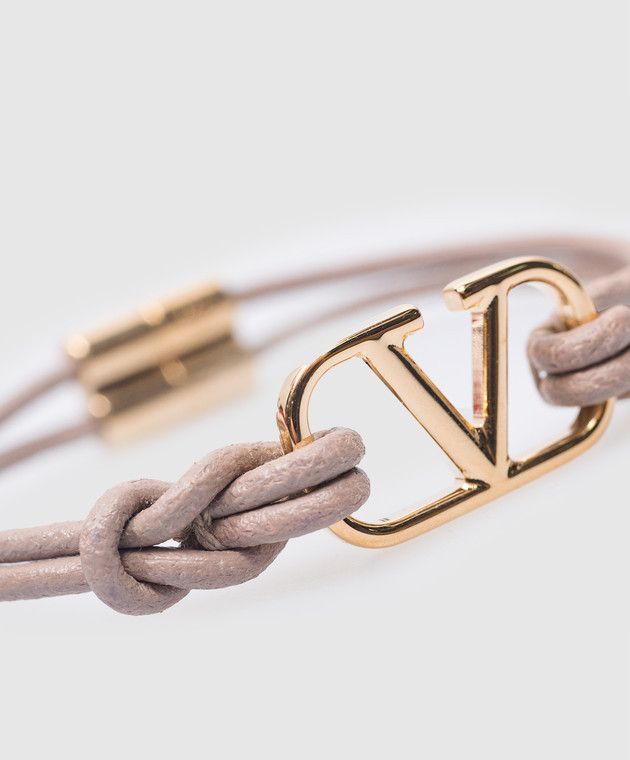 Valentino o1s22i1n0924 Size: S / Leather Vlogo Signature Bracelet Size ONE SIZE - 3 Thumbnail