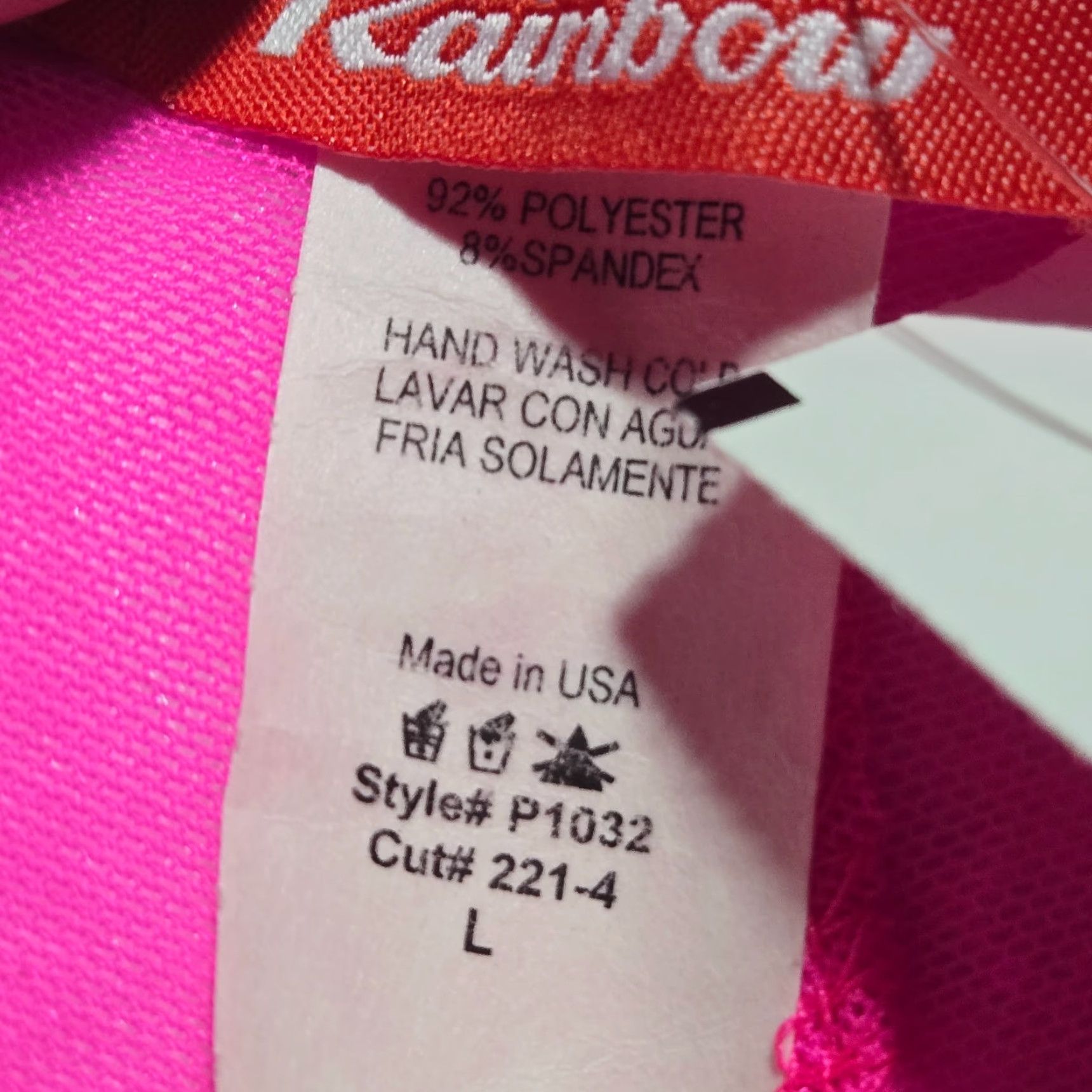 Rainbow Rainbow Pants Women's L Pink High Waist Sheer Sweatpants 96% Polyester 4% Spandex Regular Straight Men/Women? Size 36" / US 14 / IT 50 - 4 Thumbnail