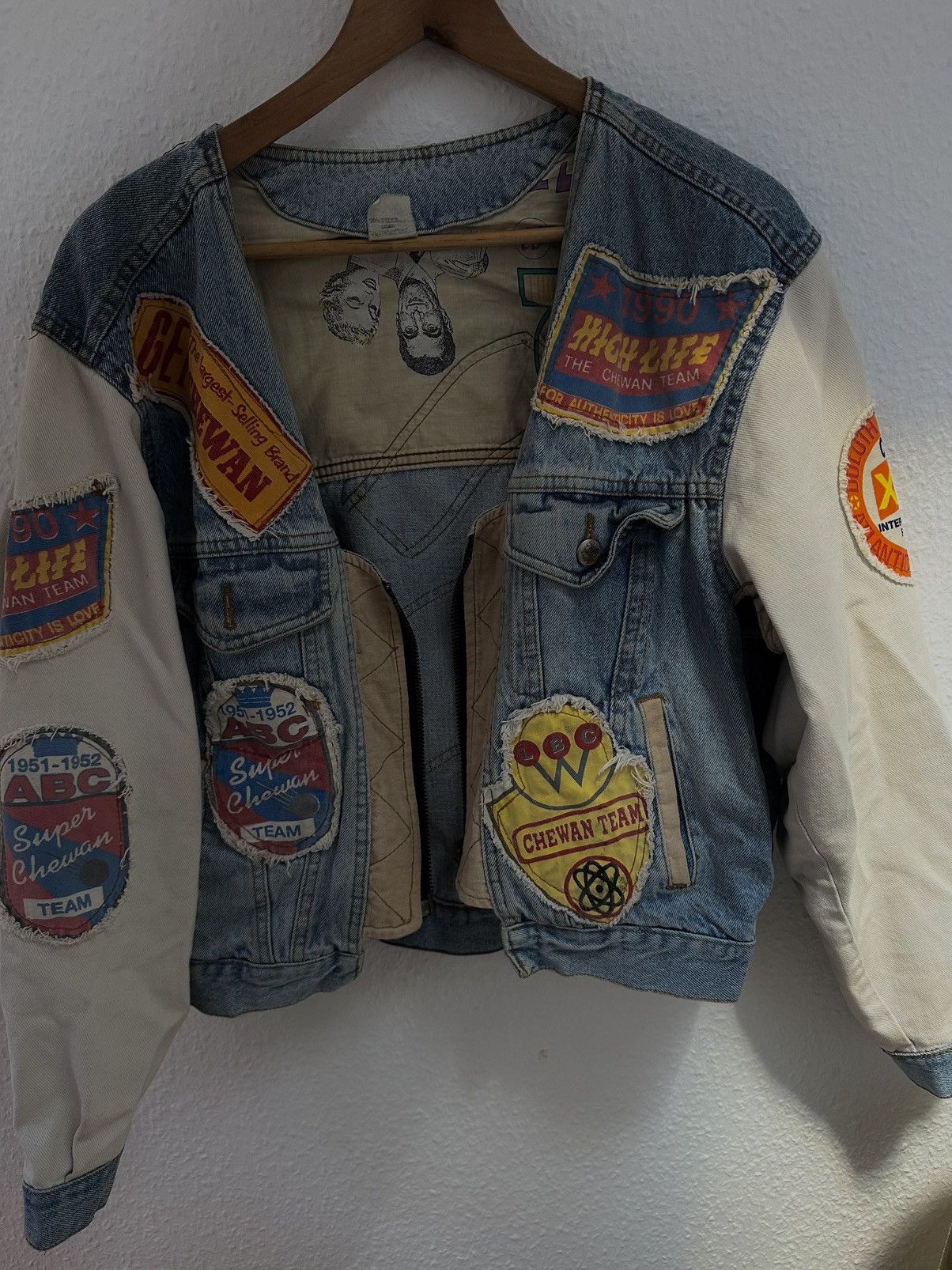 Vintage Vintage Patchwork Motorcycle Jacket - Collector’s Edition Size US M / EU 48-50 / 2 - 1 Thumbnail