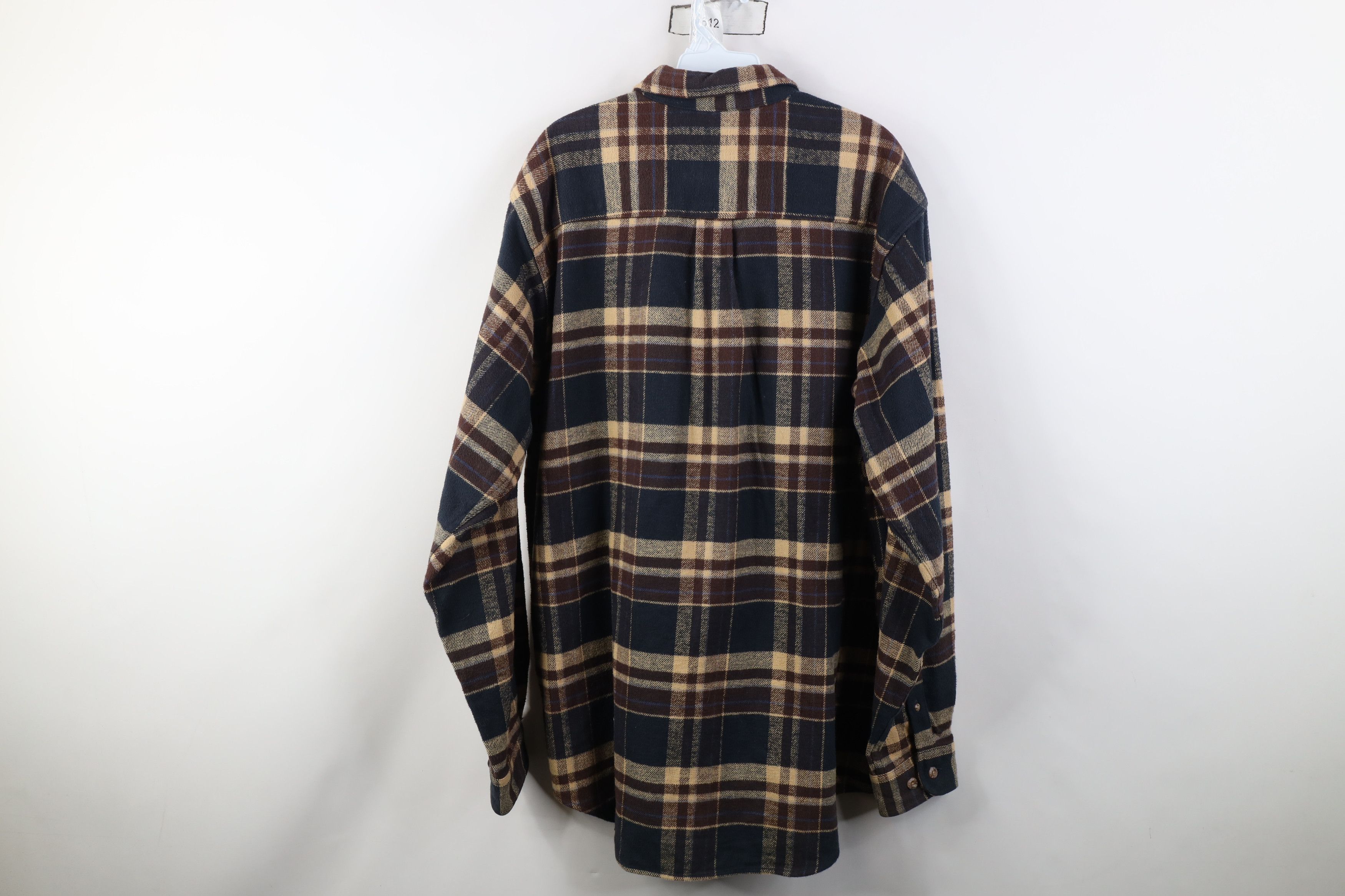 Vintage Vintage 90s Y2K Streetwear Flannel Button Shirt Plaid Size US L / EU 52-54 / 3 - 8 Thumbnail