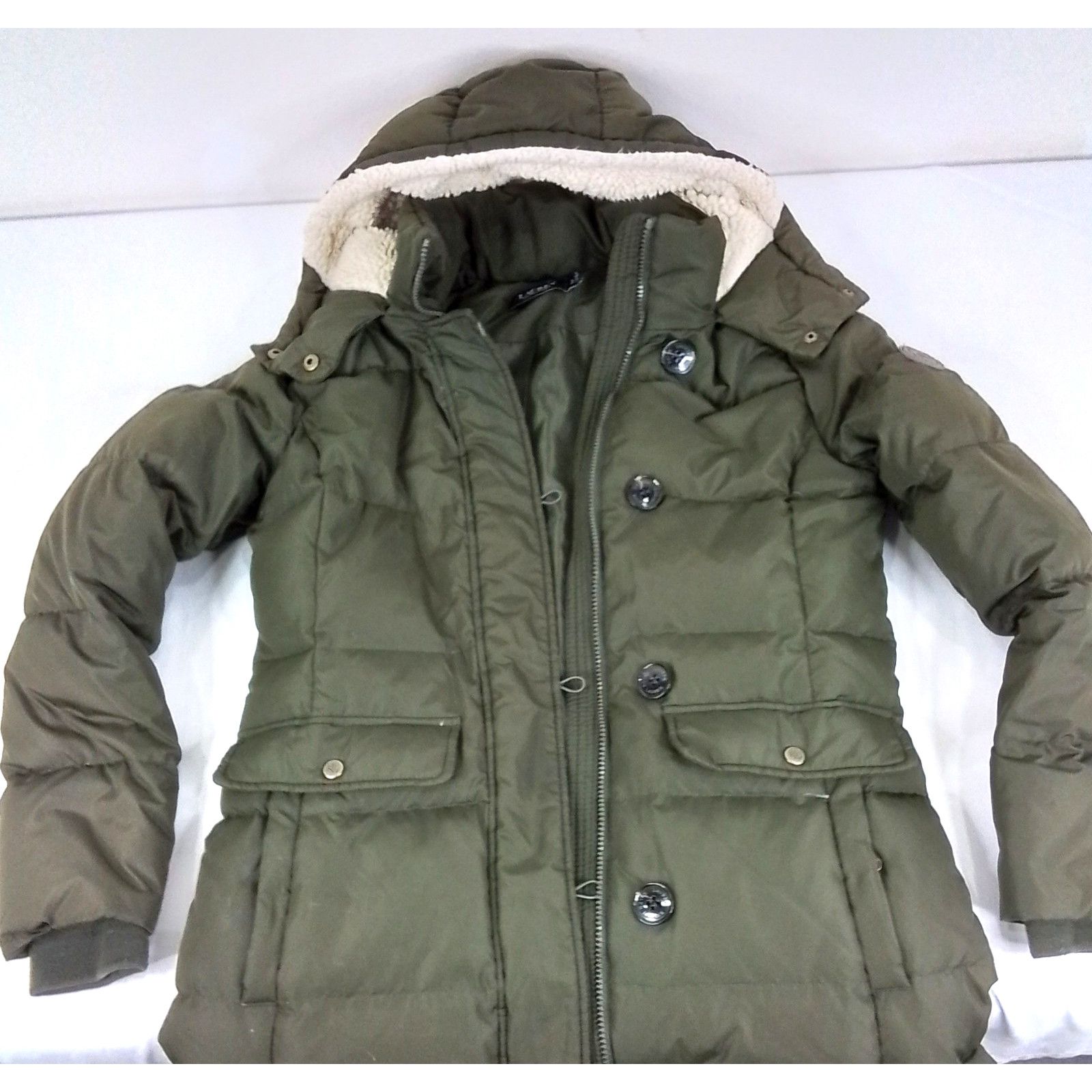 Lauren Ralph Lauren Lauren by Ralph Lauren Down Jacket Women's Small Olive Green Size S / US 4 / IT 40 - 6 Thumbnail