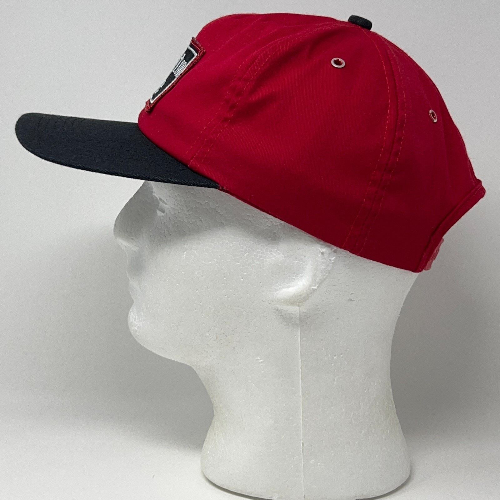 Vintage Vintage 90s Burlington Route Hat Baseball Cap Railroad Red Size ONE SIZE - 8 Thumbnail