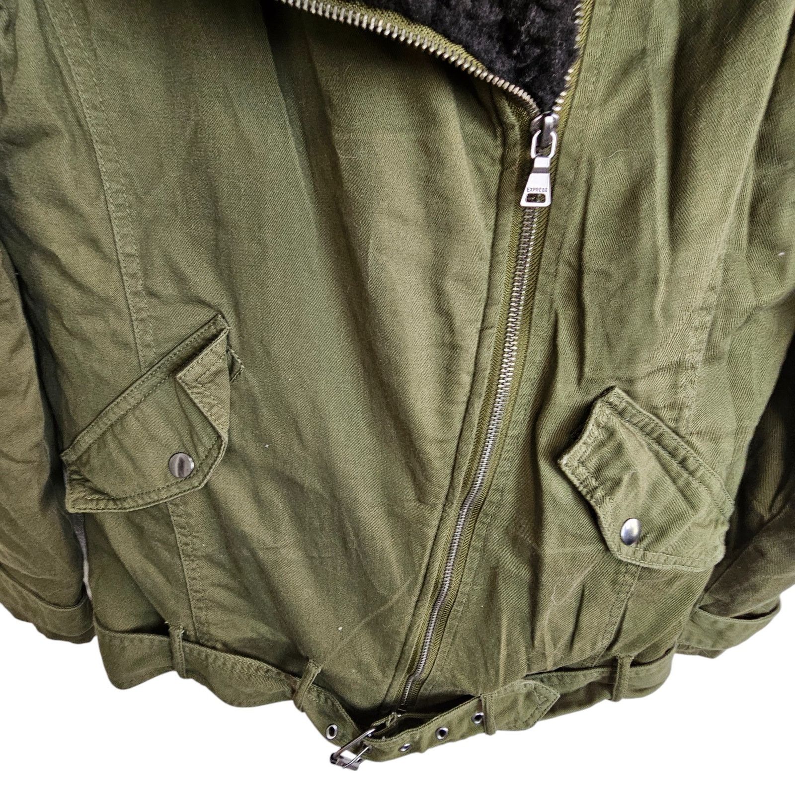 Express Express Mens Moto Jacket Sz XS Biker Rockability Streetwear Size US XS / EU 42 / 0 - 3 Thumbnail