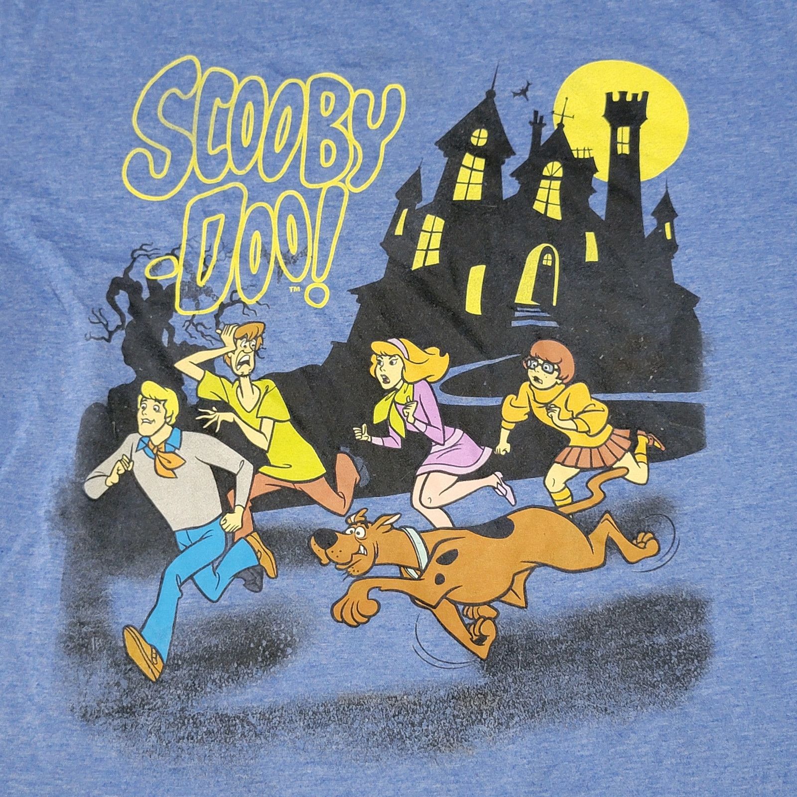 Other Scooby-Doo Blue Unisex Tee Haunted Run - Size Large Size US L / EU 52-54 / 3 - 2 Thumbnail